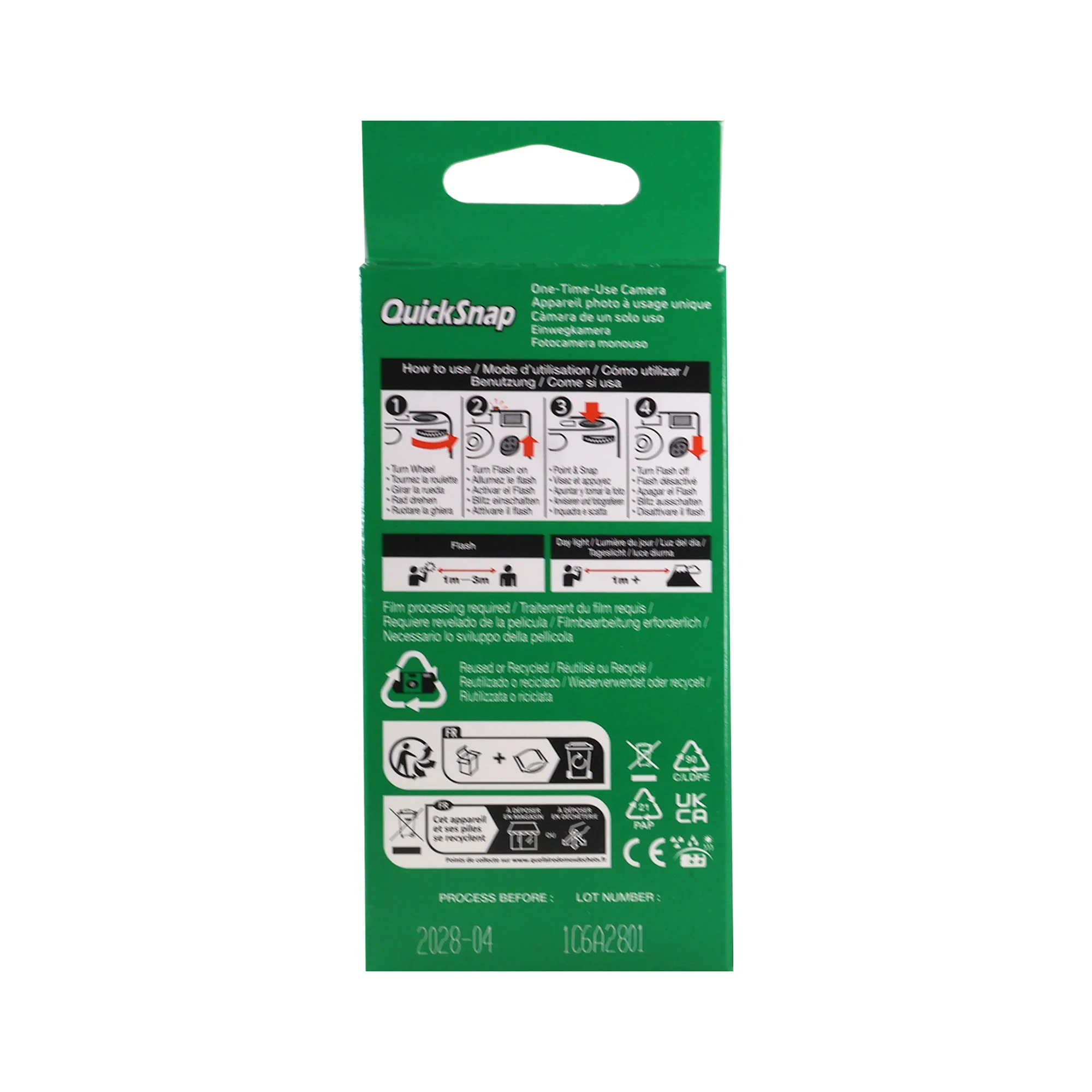 10x Fujifilm QuickSnap Flash 400 One-Time-Use Disposable Camera (27 Exposures) - Image 3