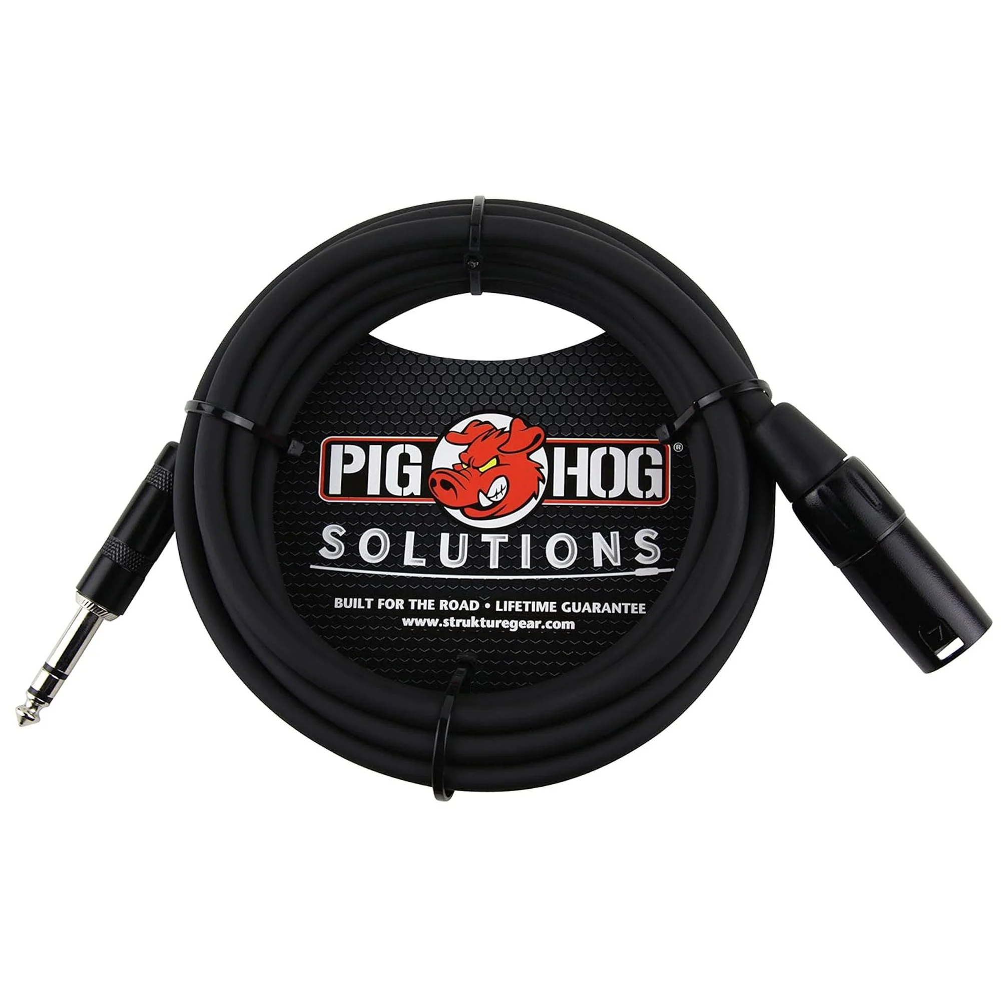 10x Pig Hog 1/4" TRS to XLR Balance Adaptor Cable, 10 Feet PX-TMXM2 - Image 2