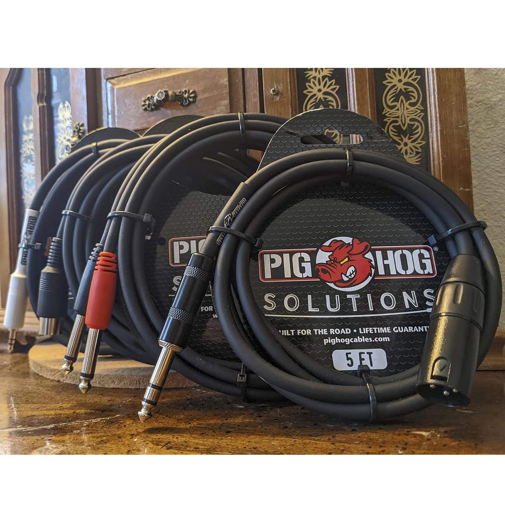 10x Pig Hog 1/4" TRS to XLR Balance Adaptor Cable, 10 Feet PX-TMXM2 - Image 3