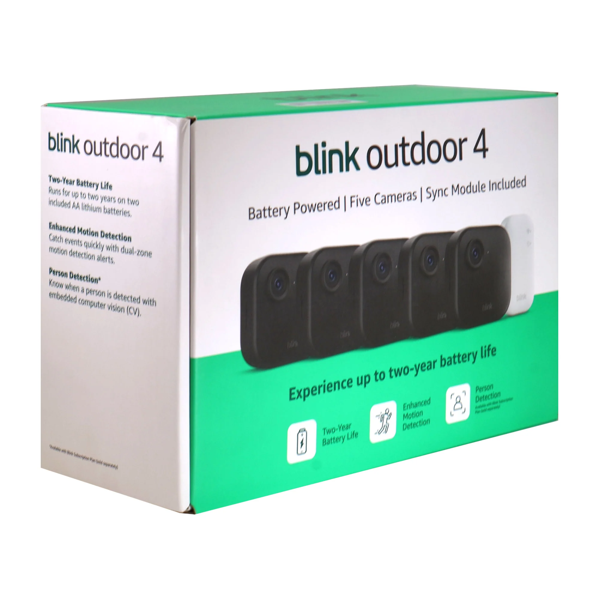 2x Blink Outdoor 4 Wireless Smart Security Camera - Sync Module Core Included (5 Cameras) - Image 5