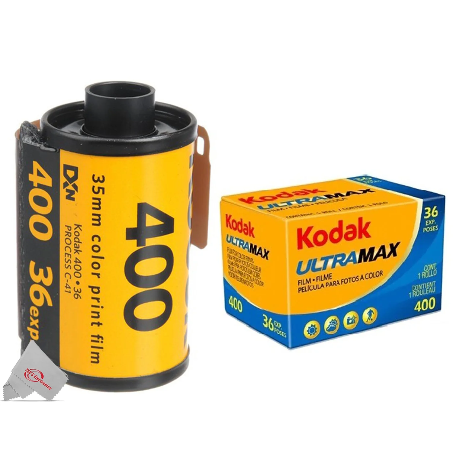 2x Kodak ColorPlus 200 Color Negative Film (35mm Roll Film, 36 Exposures) 6031470 + 2x Kodak Ultramax 400 35mm Film, 36 Exposures - Image 5