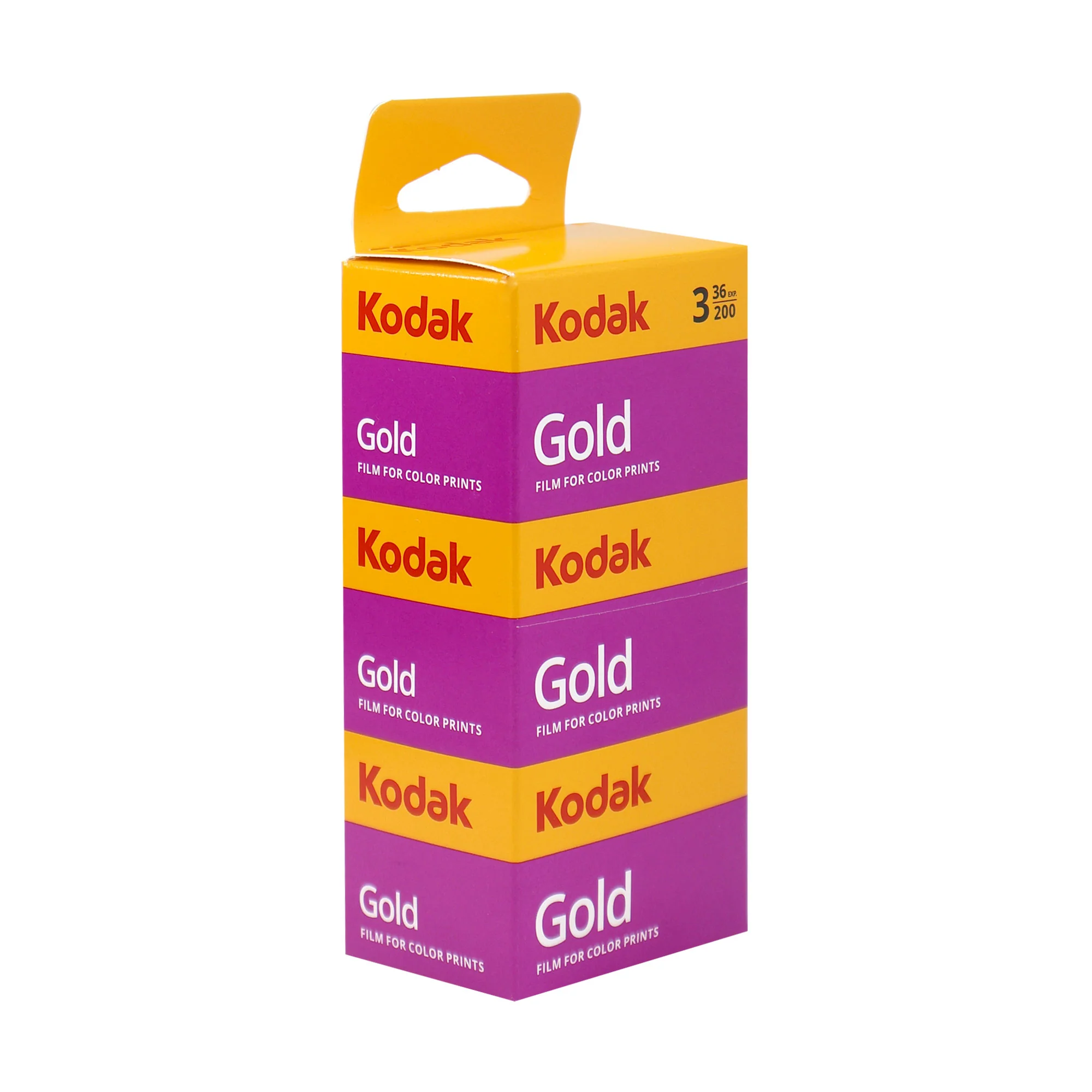 2x Kodak GOLD 200 Color Negative Film (35mm Roll Film, 36 Exposures) - 3 Pack - Image 2