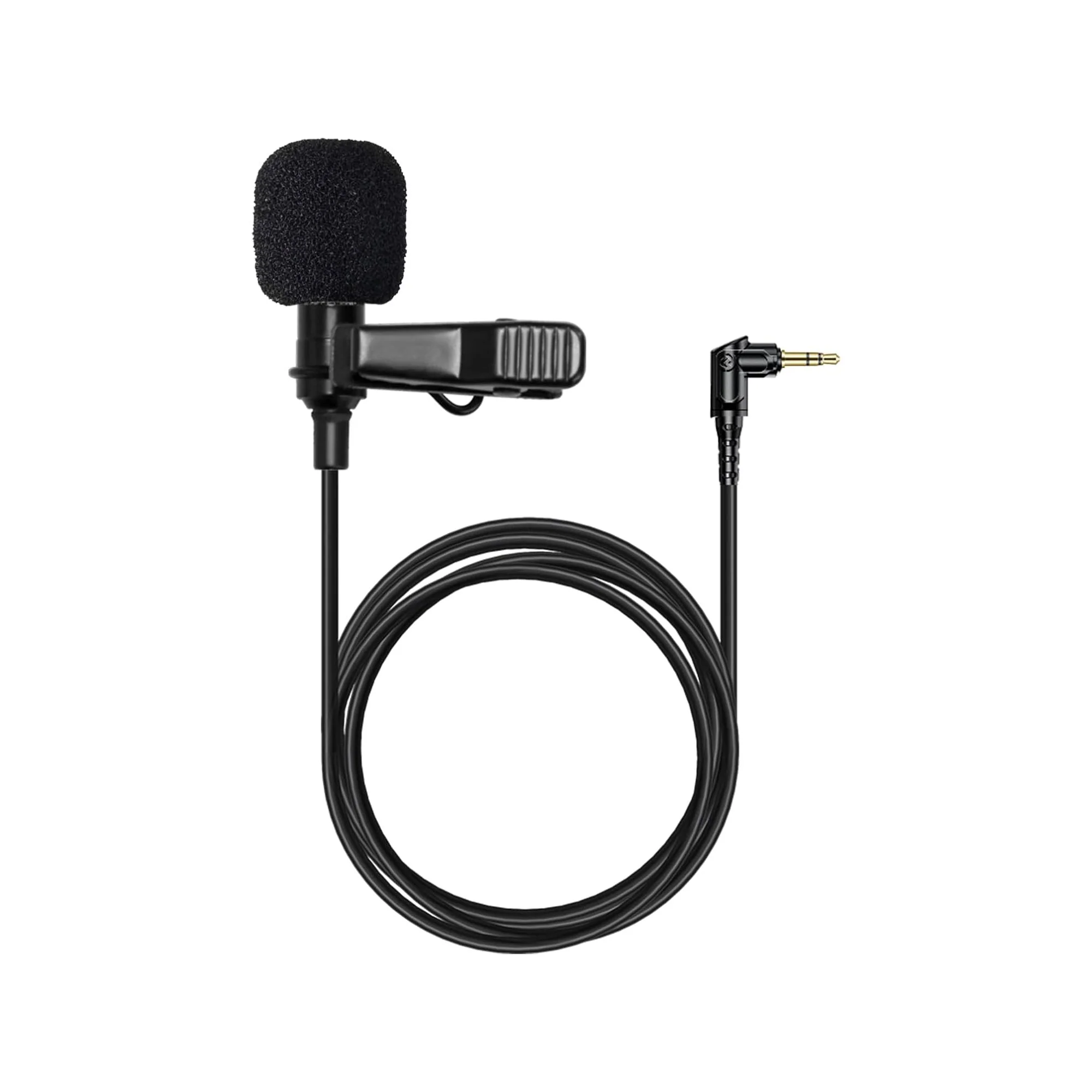 3x Hollyland External Clip On Lavalier Microphone with 3.5mm Audio Jack, Compatible with Lark Max Microphone System-Black, (1 Pack) - Image 2