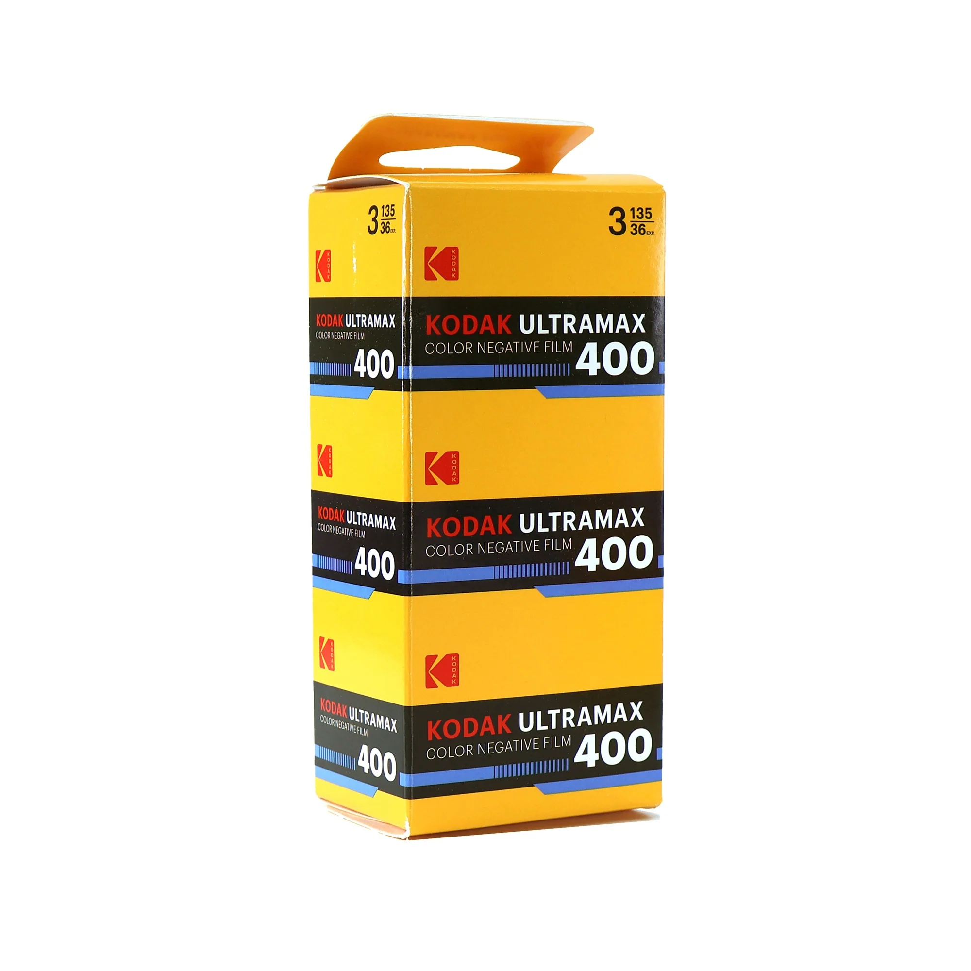 3x Kodak Eastman UltraMax 400 Color Negative Film (35mm Roll Film, 36 Exposures, 3-Pack) - Image 2