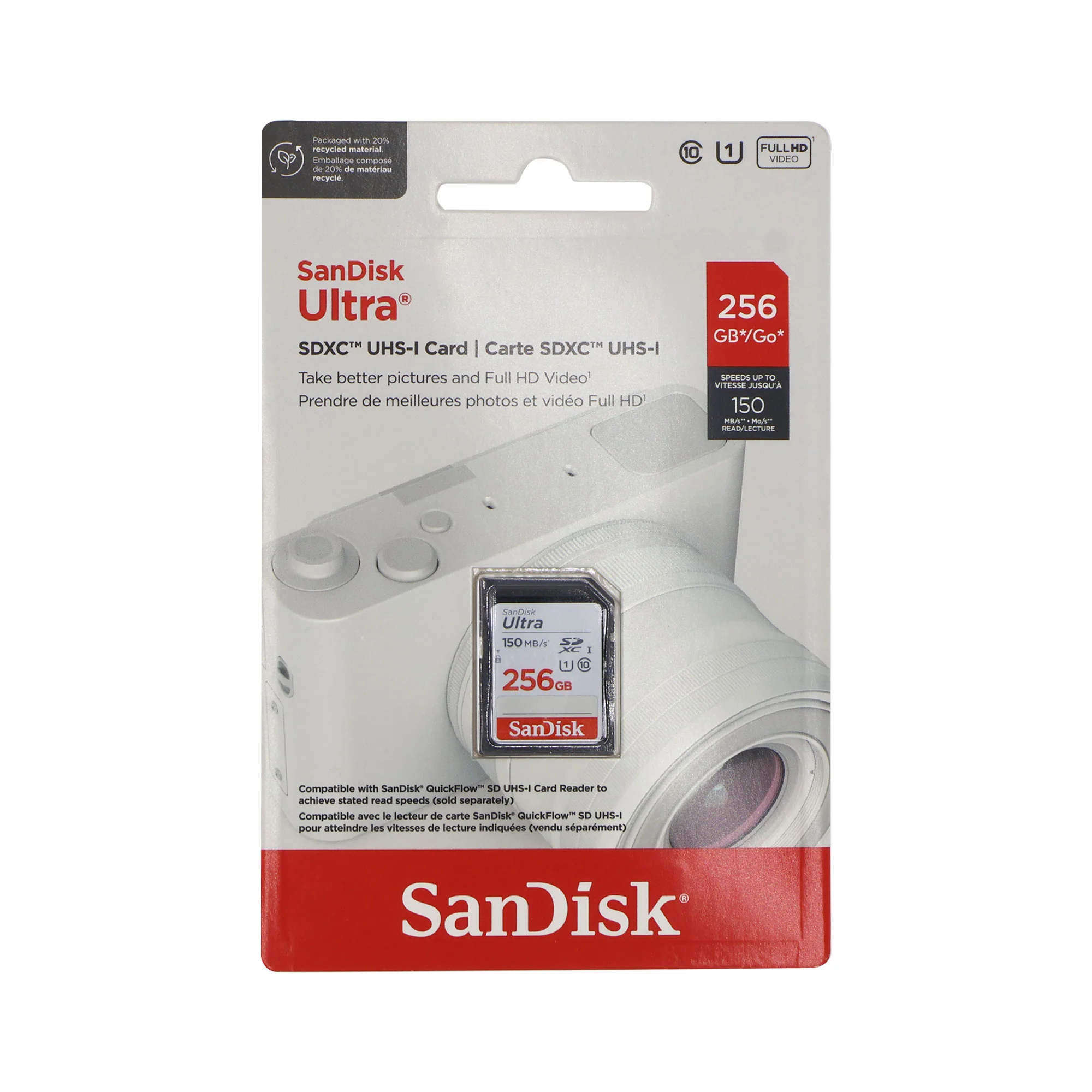 3x Sandisk 256GB Ultra SDXC UHS-I Memory Card - Up to 150MB/s - Image 2