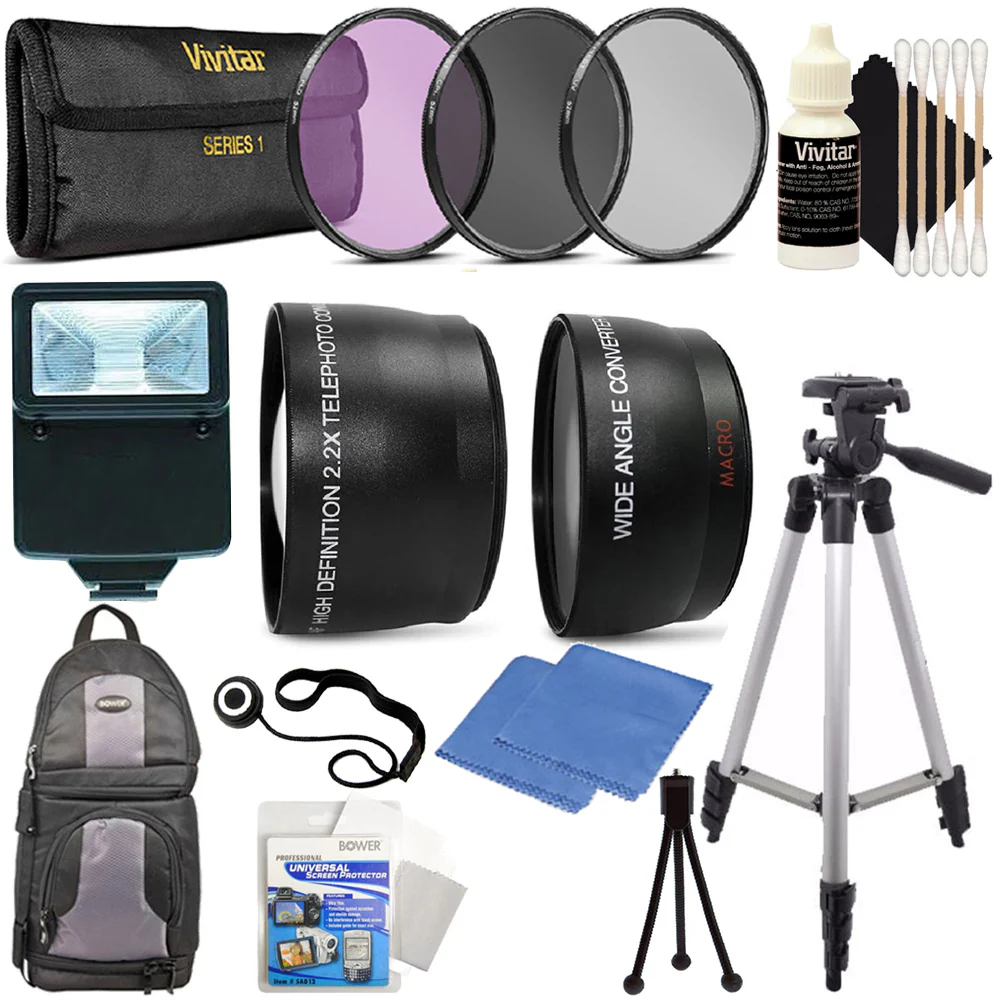58mm Ultimate Accessory Kit for Canon Rebel T3i, T4i, T5 T5i 60D 70D Digital SLR Camera