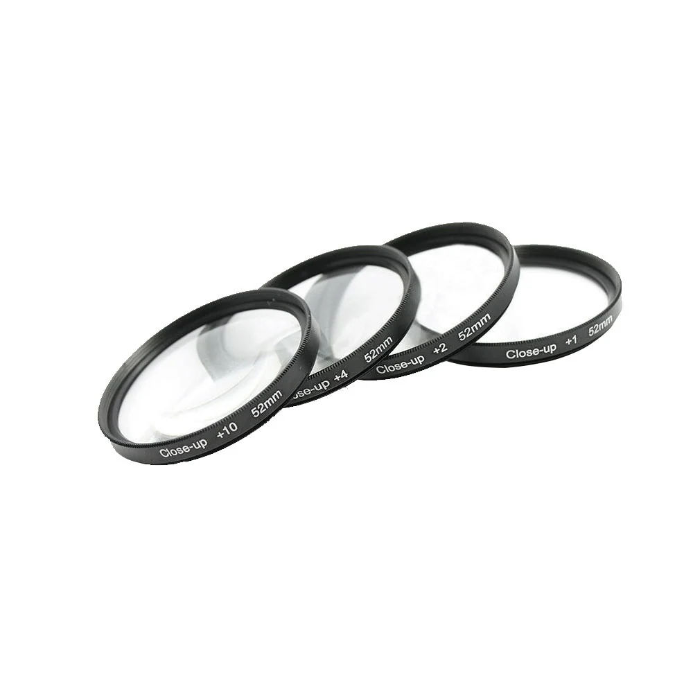 Wide Angle Lens & Telephoto Lens Kit for 52MM + Filter Kit + UV CPL ND + Tulip Lens Hood + Lens Cap + Lens Cap Holder + Dust Blower + Lens Tissue + 3pc Cleaning Kit - Image 3