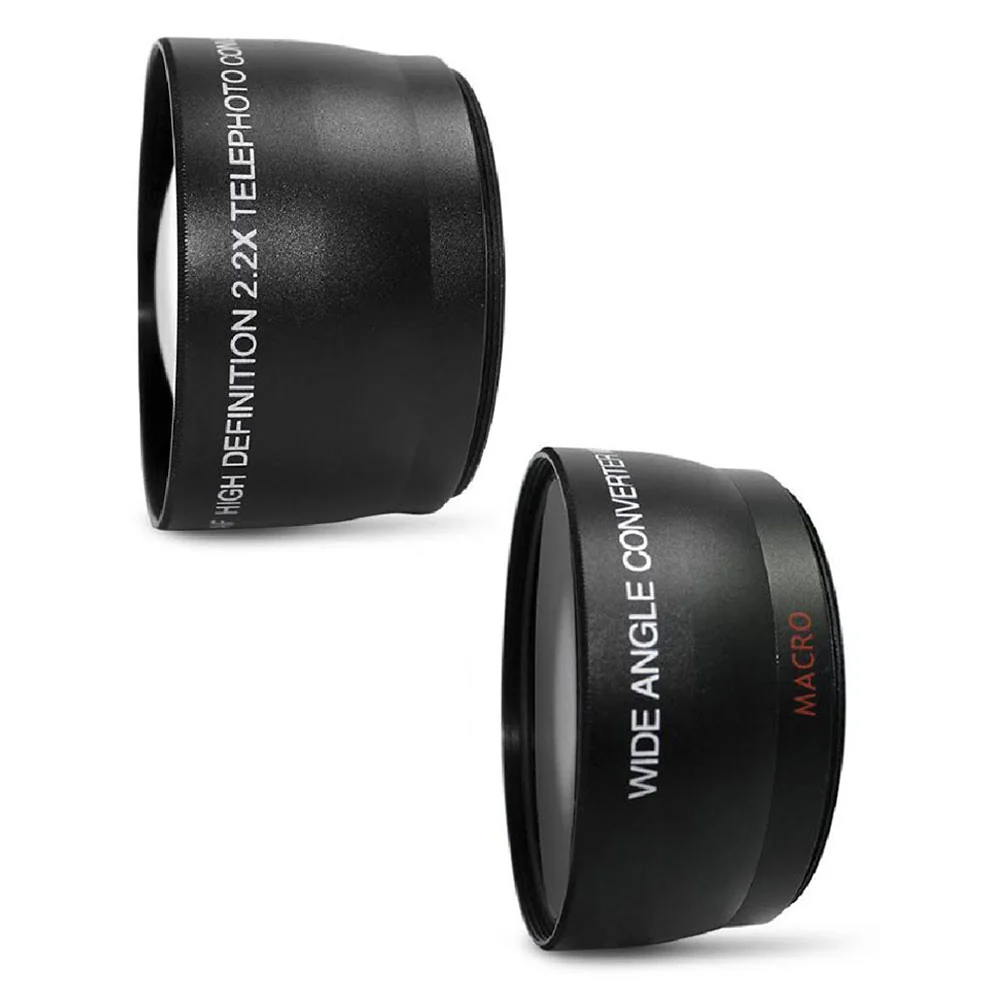 58mm Fisheye Wide Angle & Telephoto Lens + Macro Kit + UV CPL ND Filter Kit + Tall Tripod - Image 4