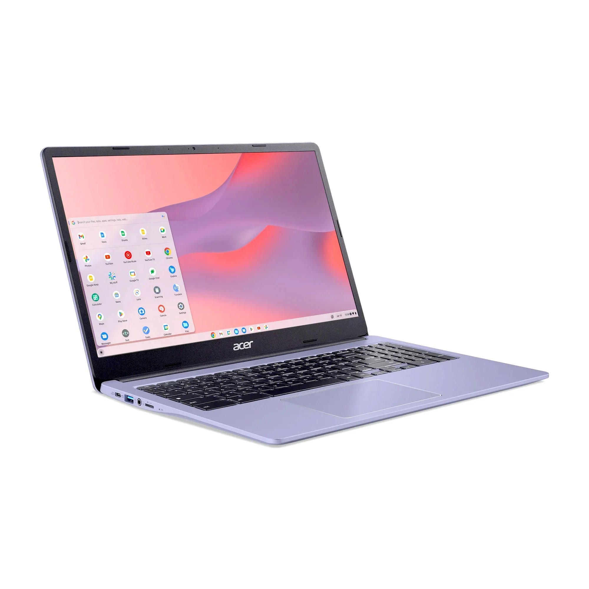 Acer Chromebook 315 15.6 inch Laptop Intel Processor N4500 4GB RAM 64GB eMMC Moonstone Purple - Image 3