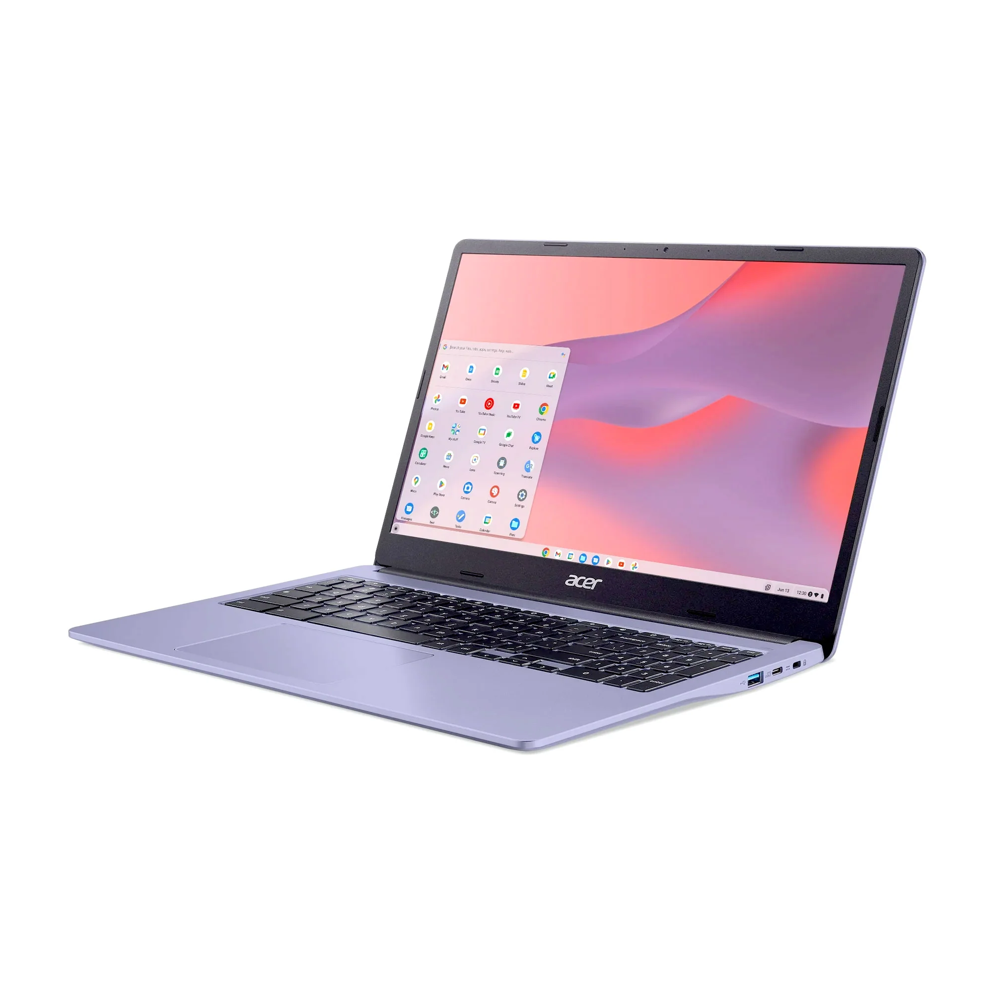 Acer Chromebook 315 15.6 inch Laptop Intel Processor N4500 4GB RAM 64GB eMMC Moonstone Purple - Image 4
