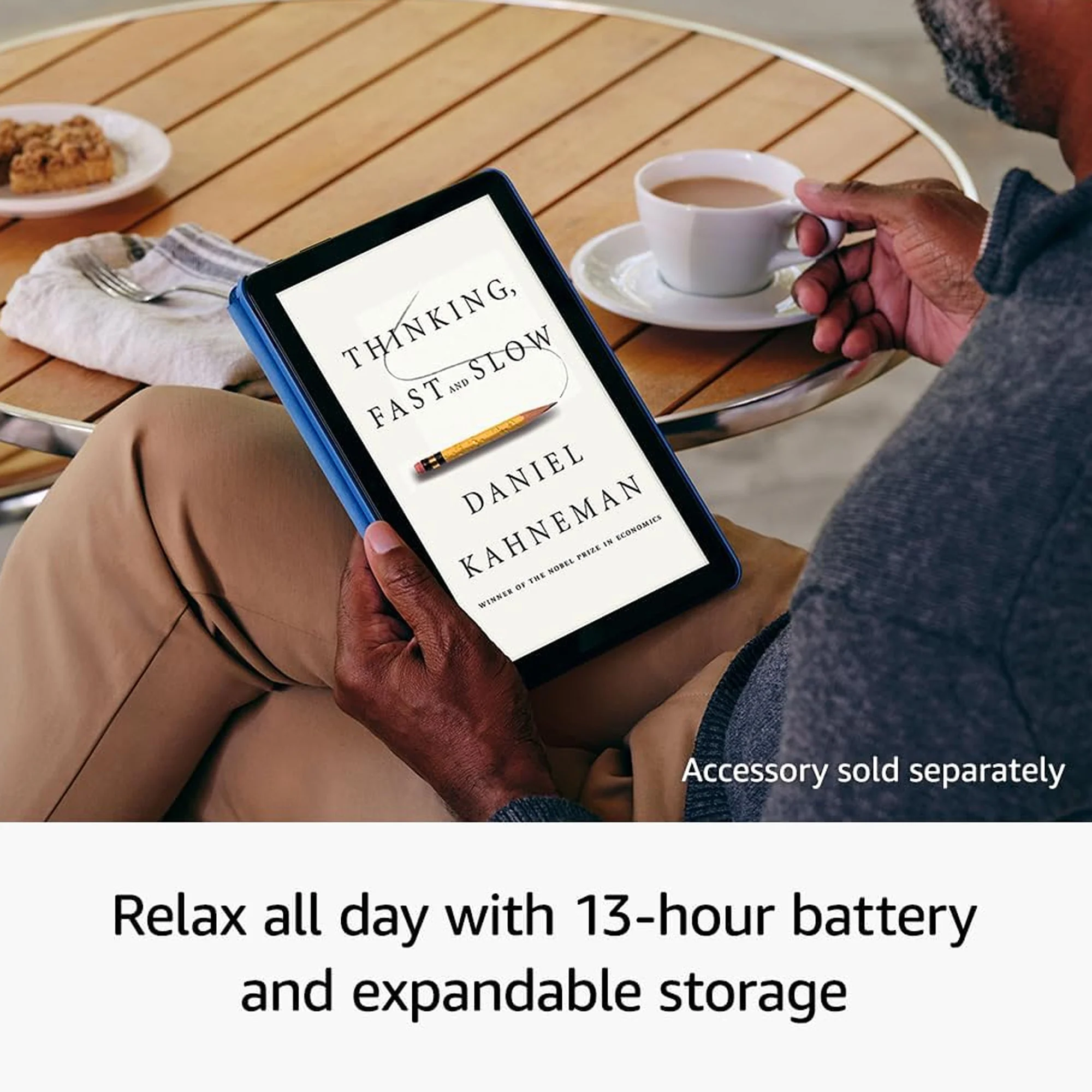 Amazon Fire HD 10 10.1" 32GB Wi-Fi Tablet, 13th Gen, Full HD Screen, Lilac with Sennheiser MKE-200 Smartphone Recording Set + Tablet Stand 64GB Kit - Image 4