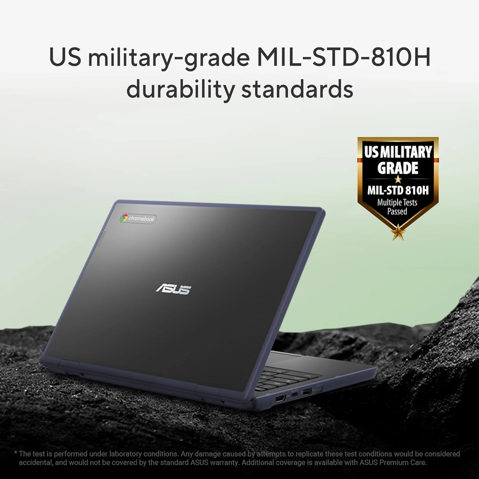 ASUS Chromebook CR11 Ruggedized Laptop, 11.6” Display, Intel Processor N100 Processor, 4GB RAM, 64GB eMMC Storage, Antimicrobial Guard, Spill-Resistant Keyboard, Mineral Grey - Image 6