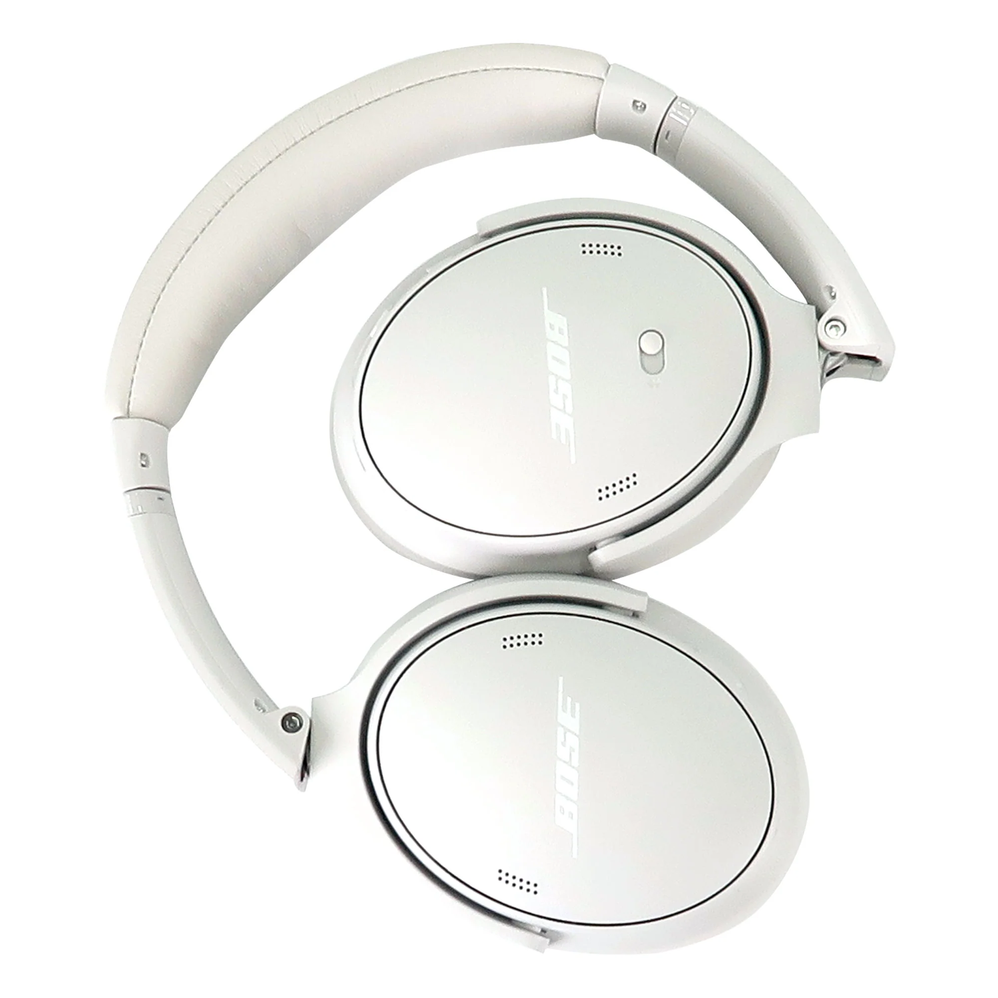 Bose QuietComfort Wireless Over-Ear Active Noise Canceling Headphones (White Smoke) with JBL C50HI In-Ear Headphones White - Image 5