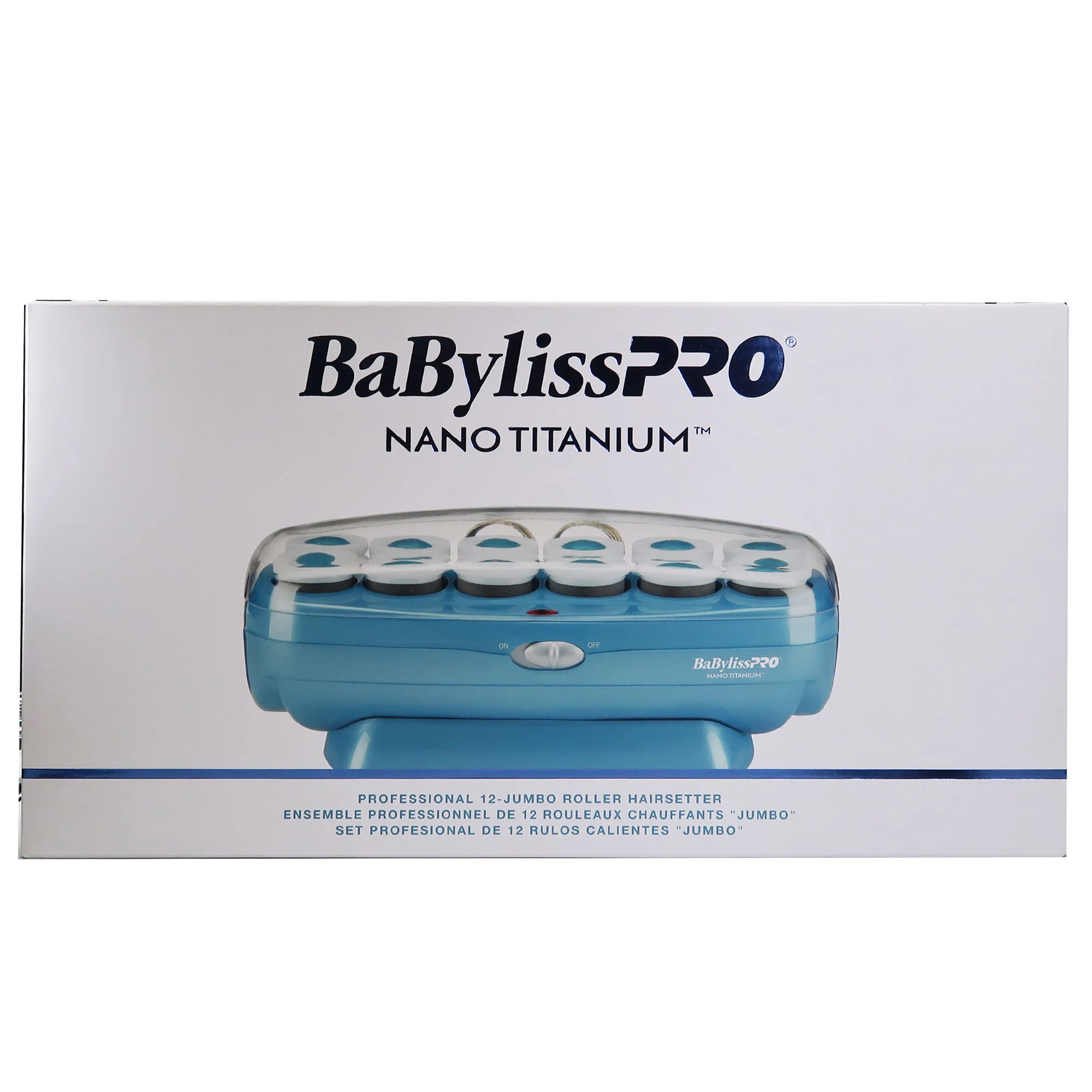 Babyliss Pro Nano Titanium 1" Curling Wand #BNTMWUC with 12-Roller Hairsetter #BABNTCHV1 and Barber Cape - Image 7
