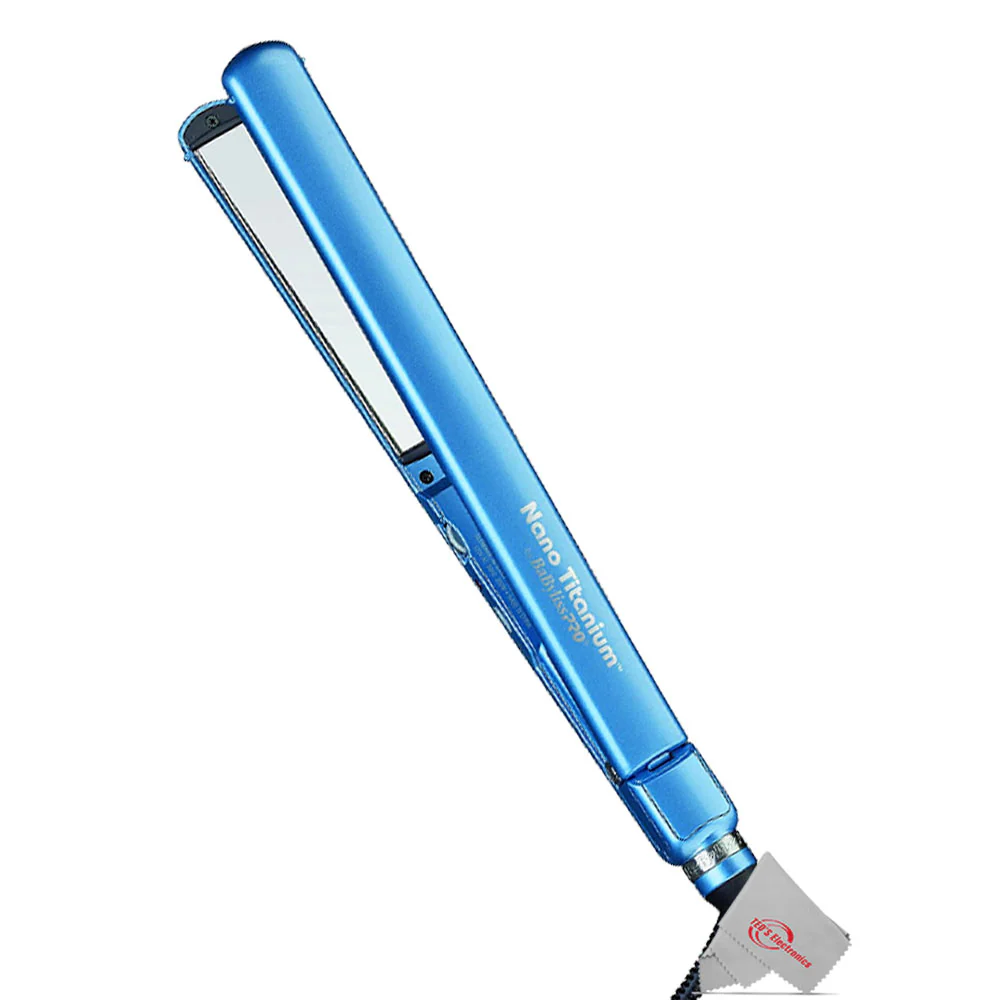 BaByliss Pro Nano Titanium 1" Ultra-Thin Straightener, Pistol-Grip Hair Dryer with BaByliss Pro Nano Titanium Vented Ionic Flat Iron 1½" BNT4093TUC - Image 6