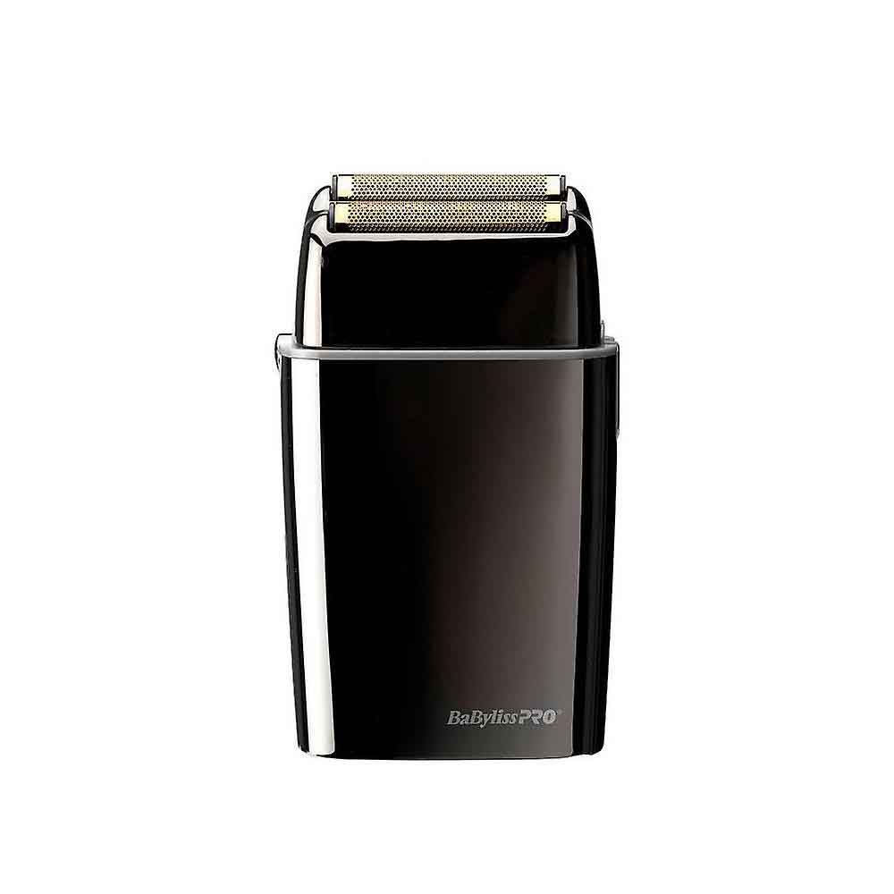 BaByliss Pro FOILFX02 Cordless Metal Double Foil Shaver FXFS2B BLACK with BaByliss Pro Barberology Foil Shaver Storage Case #FXFS2BPCASE (Black) - Image 3