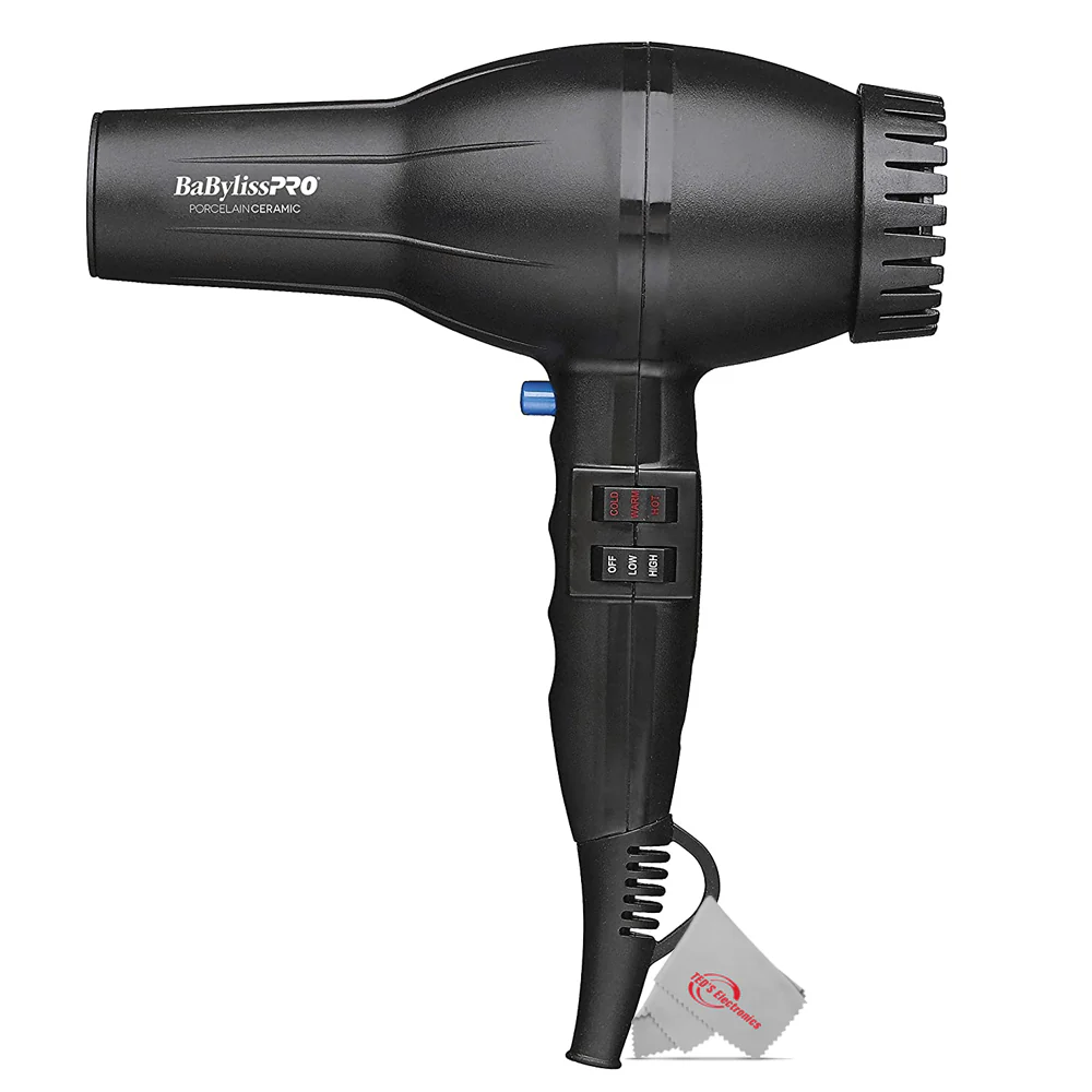 BaBylissPRO Barber Combo FOILFX02 Double Foil Shaver + 2000w Porcelain Ceramic Hair Dryer - Image 3