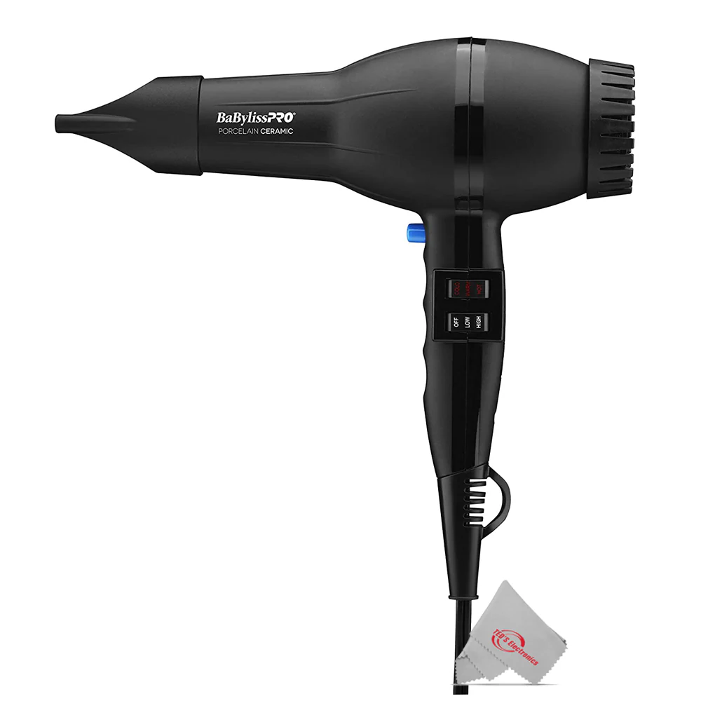 BaBylissPRO Barber Combo FOILFX02 Double Foil Shaver + 2000w Porcelain Ceramic Hair Dryer - Image 4