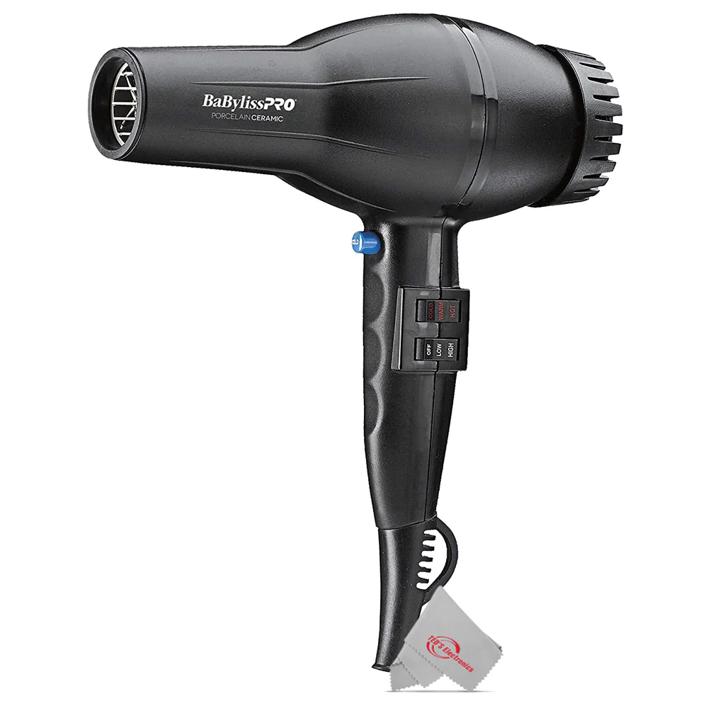 BaBylissPRO Barber Combo FOILFX02 Double Foil Shaver + 2000w Porcelain Ceramic Hair Dryer - Image 5