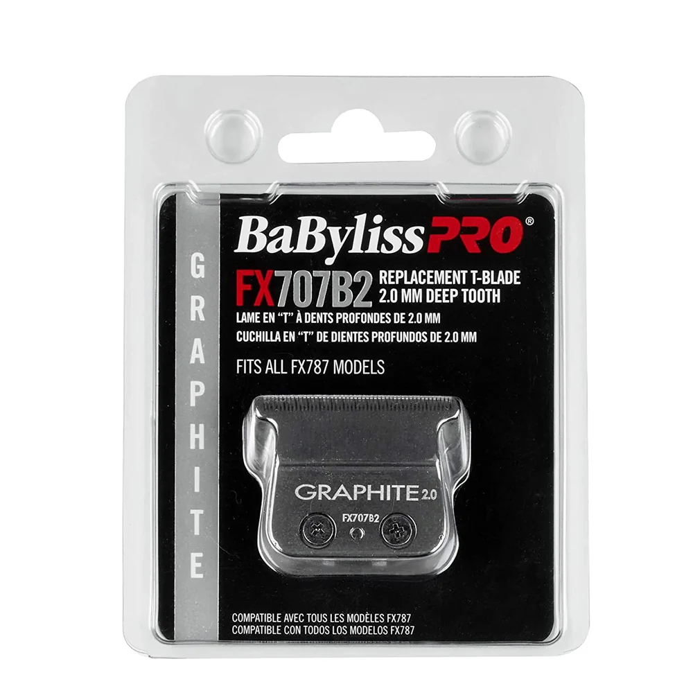 10x BaByliss Pro Deep Tooth Replacement Blade B-FX707B2 with Fade Soft Knuckle Neck Brush - Image 3