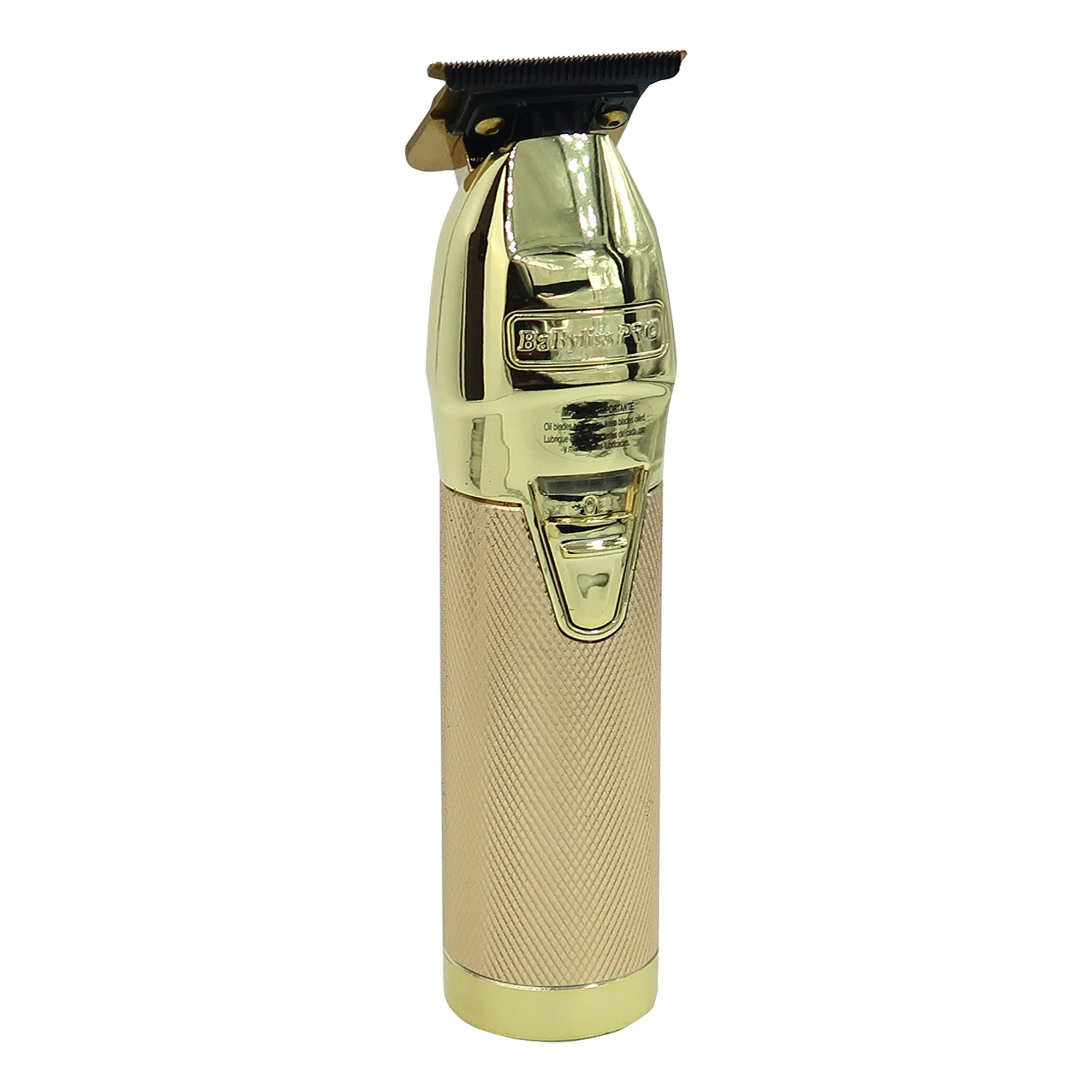 BaByliss Pro GOLDFX+ All-Metal Lithium Outlining Trimmer Gold #FX787NG with Babyliss Pro Foil Cord / Cordless Double Foil Shaver #FXFS2G - Image 2