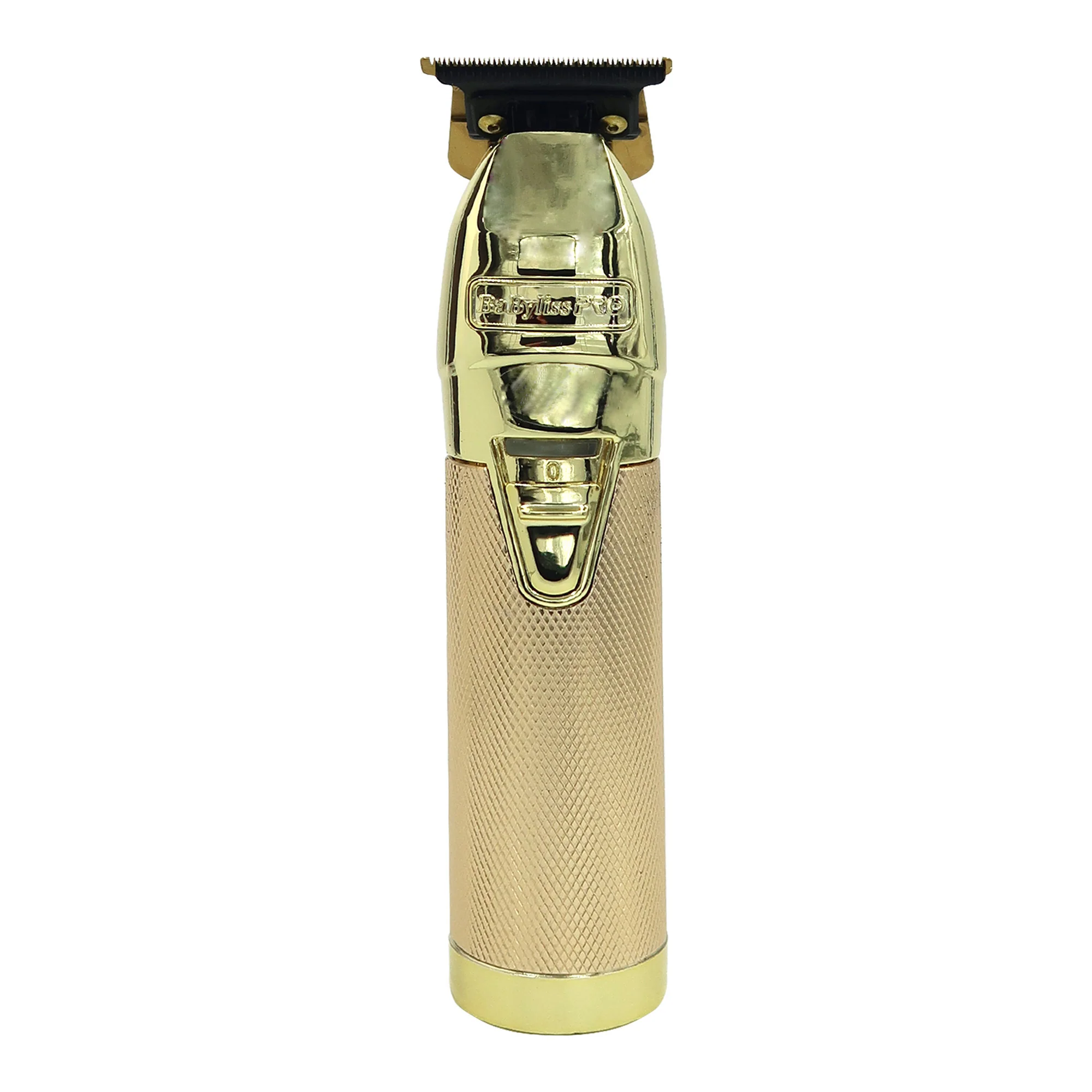 BaByliss Pro GOLDFX+ All-Metal Lithium Outlining Trimmer Gold #FX787NG with Babyliss Pro Foil Cord / Cordless Double Foil Shaver #FXFS2G - Image 3