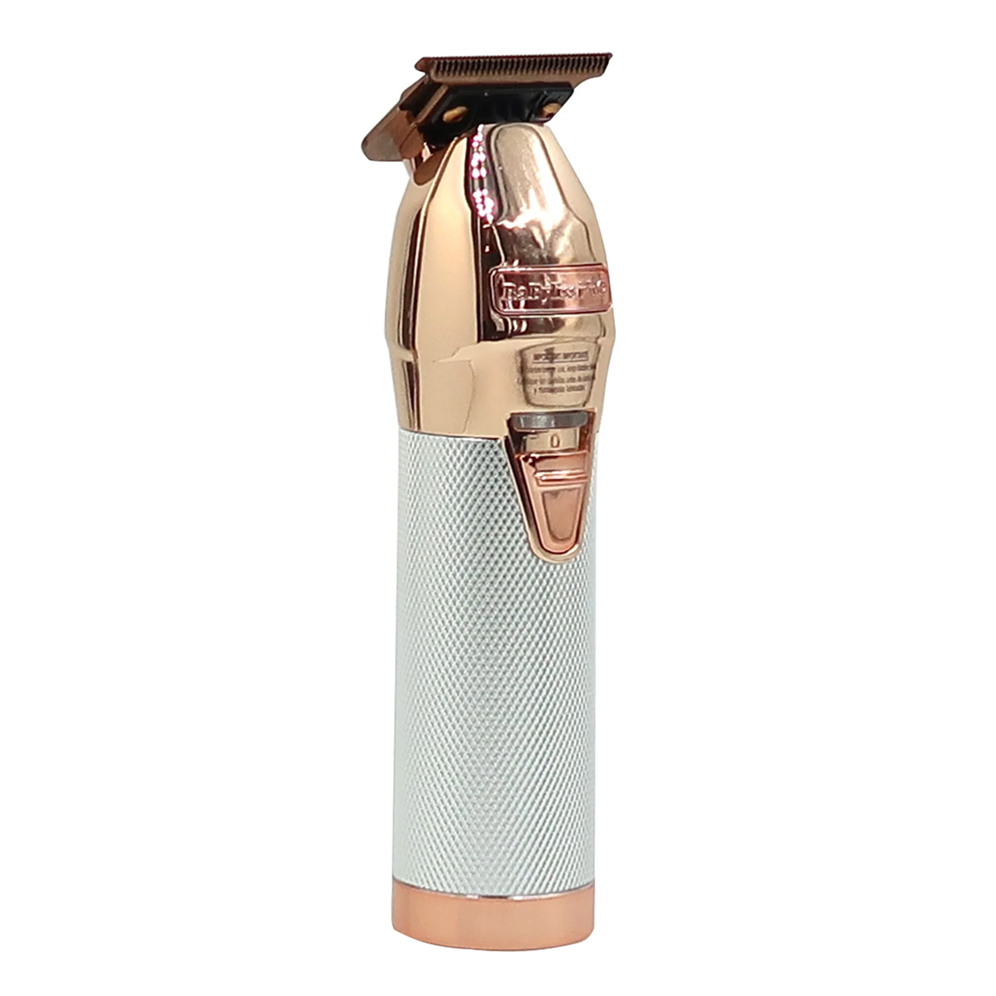 BaByliss Pro ROSEFX+ Professional Cord/Cordless Lithium Outlining Trimmer Rose Gold FX787NRG with FX707RG2 Replacement Deep Tooth T-Blade 2.0MM and Neck Brush - Image 4