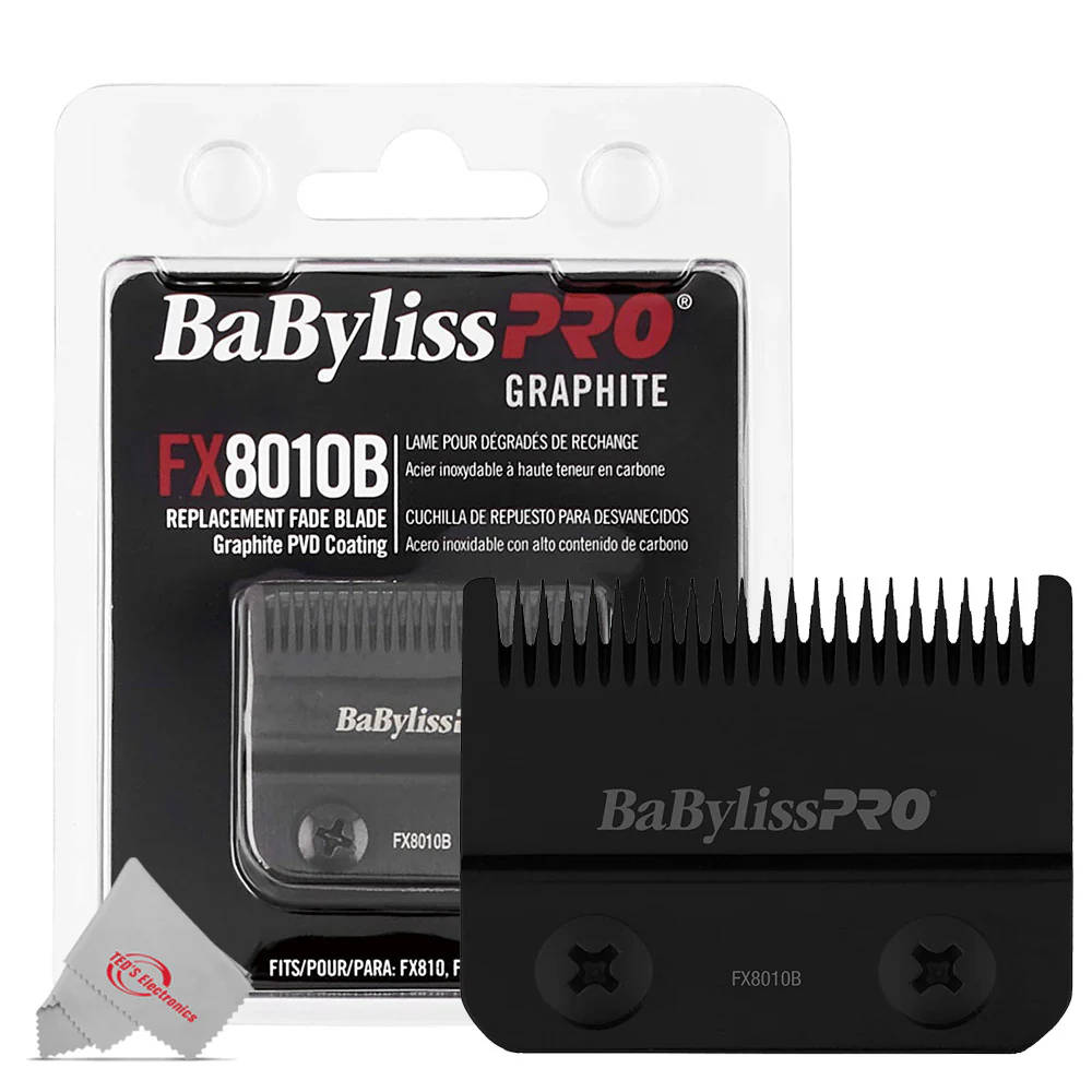 BaByliss Pro FX870 PI BOOST+ Clipper Purple with FX8010B Replacement Fade Blade and Comb - Image 6