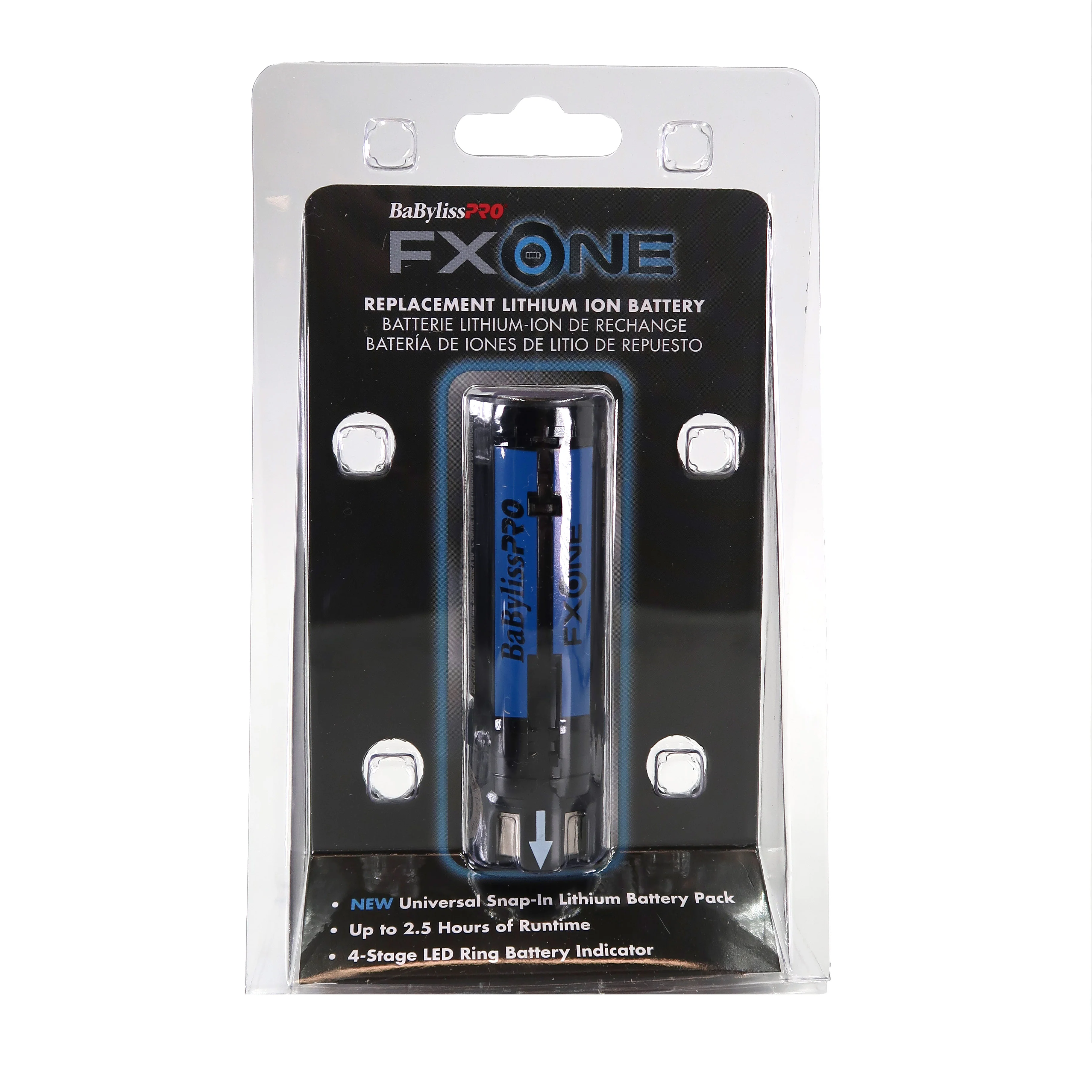 5x BaByliss Pro FXONE Replacement Lithium Ion Battery #FXBB24 Fits for FX870, FX825 and FX673 Models with Barberology Knuckle Neck Brush - Image 2