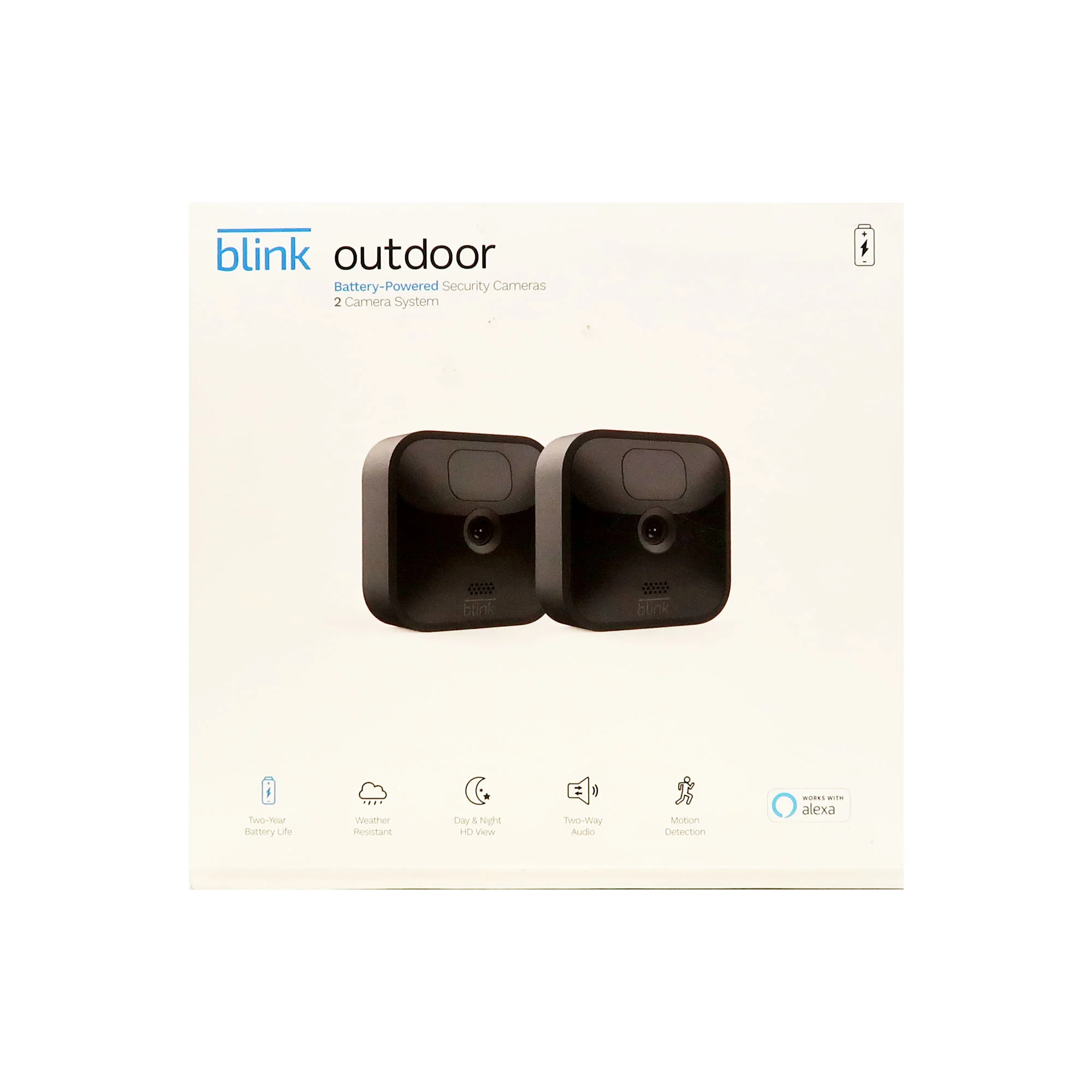 3x Blink Outdoor Battery Powered Weather-Resistant Security Cameras - 2 Camera System (3rd Gen) - Image 5
