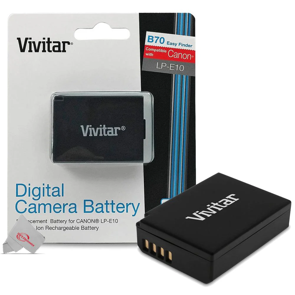 Vivitar Replacement Battery for Canon LP-E10 Replacement Battery