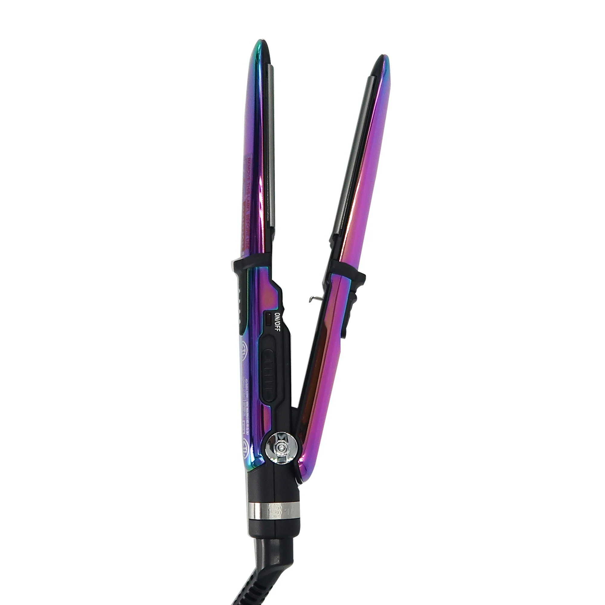 BaByliss Pro Nano Titanium Prima2000 3/4" Stainless Steel Mini Iron Iridescent #BNTBRB2000UC - Image 2