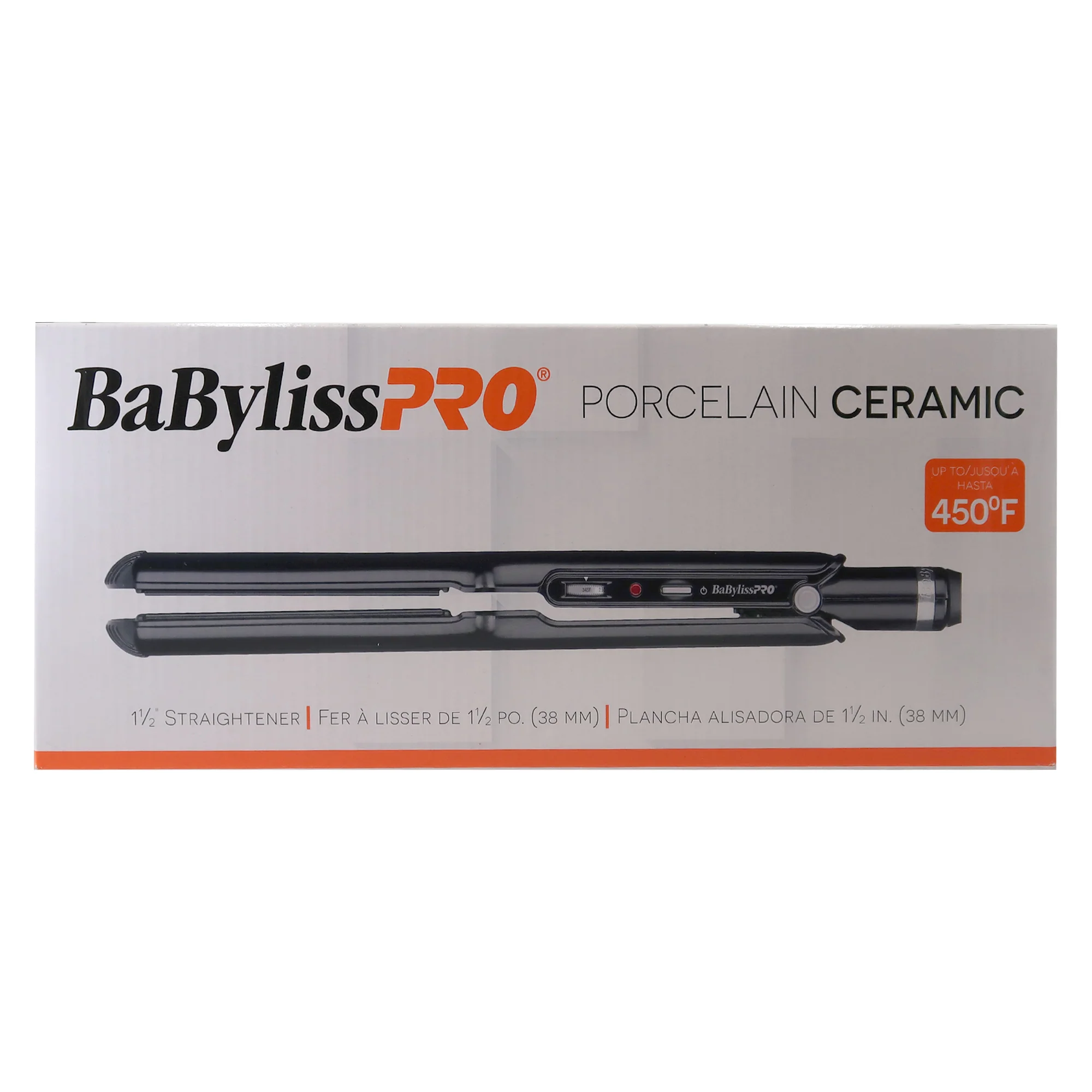 BaByliss Pro Porcelain Ceramic Straightening Iron - 1½" #BP9559UC - Image 3