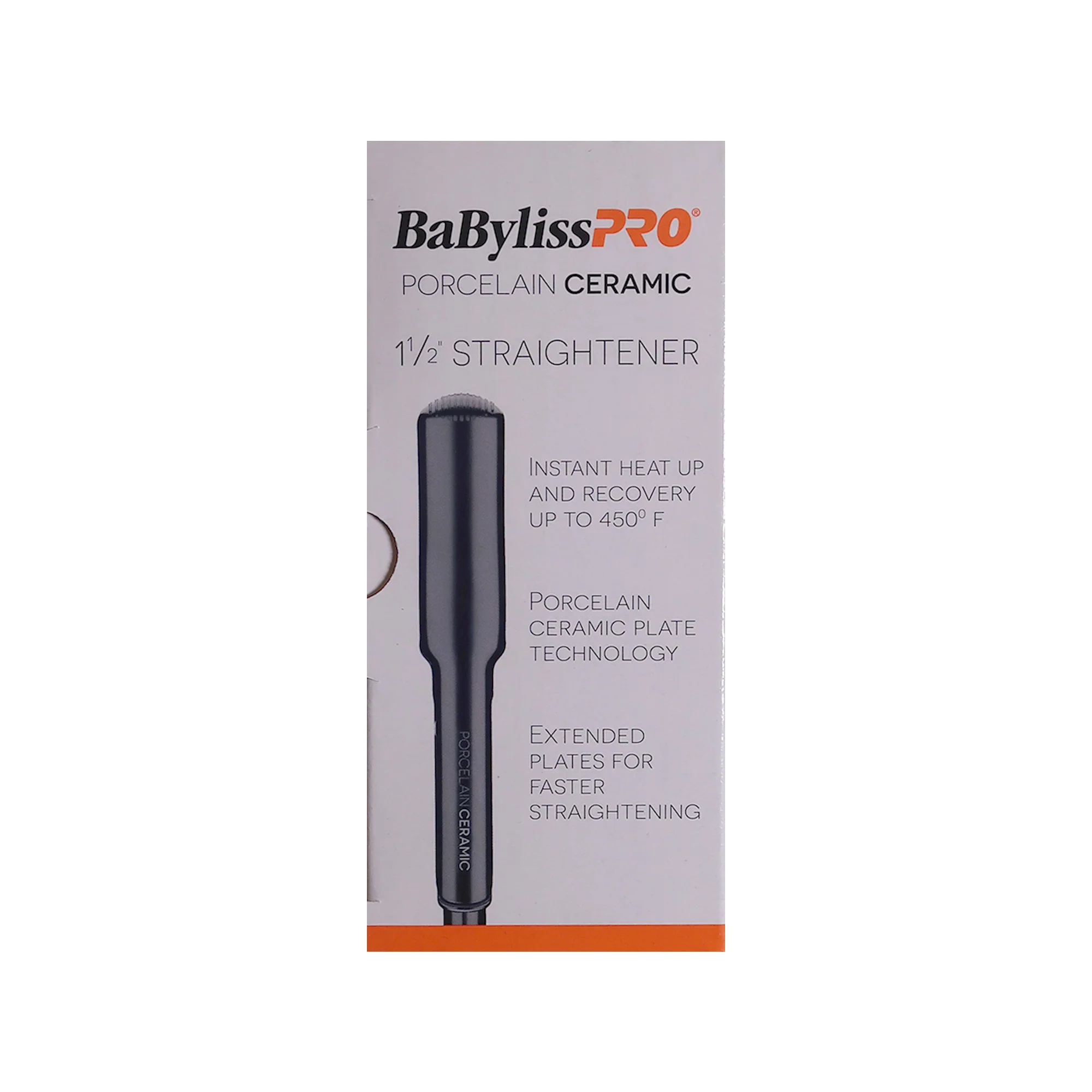 BaByliss Pro Porcelain Ceramic Straightening Iron - 1½" #BP9559UC - Image 5