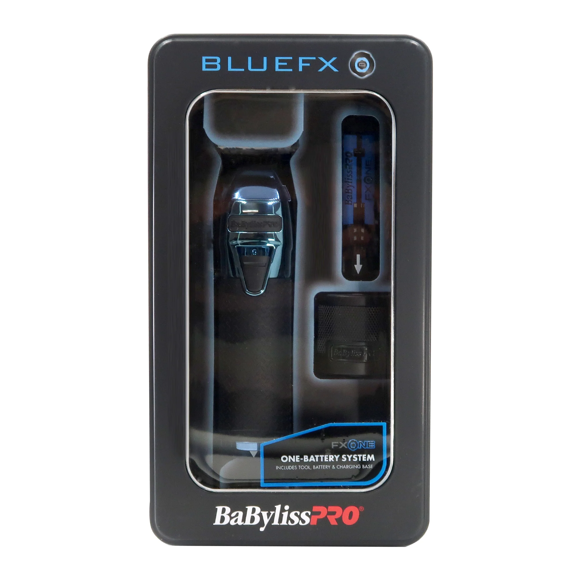 BaByliss Pro FXONE BLUEFX All-Metal Interchangeable-Battery Trimmer #FX799BL - Image 4