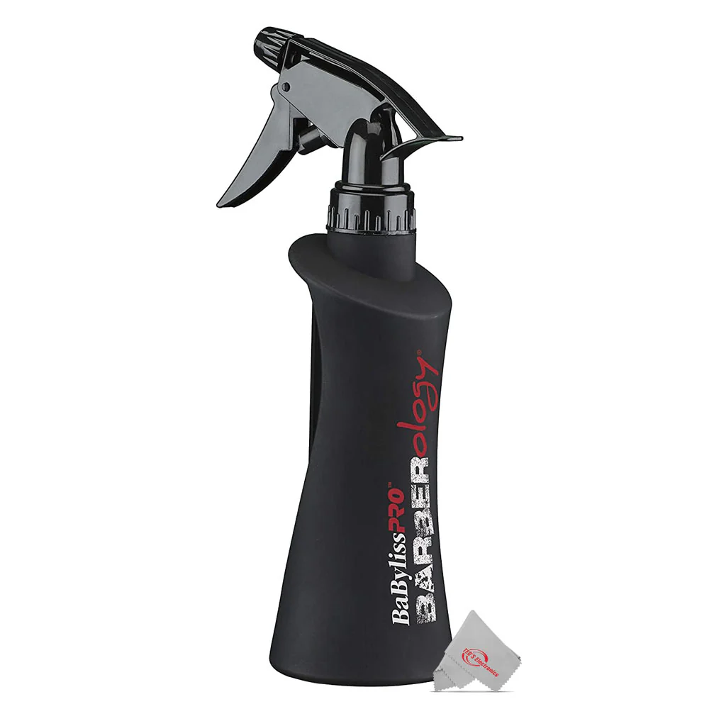 Babyliss Pro Barberology Industrial Barber Apron with Barberology Comb Set (Clipper, Cutting, Taper Combs) - Red and Barberology 10oz Spray Bottle - Image 6