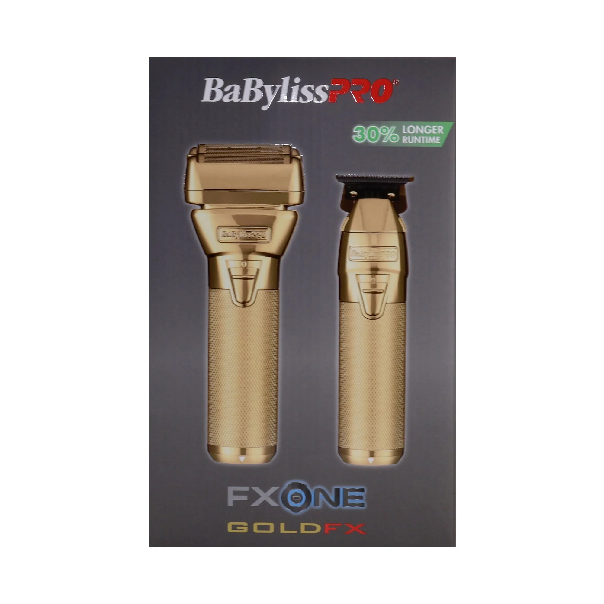 BaByliss Pro FXONE GOLDFX Limited Edition Prepack - Outlining Trimmer and Double Foil Stick Shaver (Gold) FX1FSTGPK + BaByliss Pro FXONE Dual-Charging Prepack [2 Batteries, 1 Charging Stand] #FXC2BPPK + BaBylissPRO Barberology 9 Inch Clipper Comb - Black - Image 5