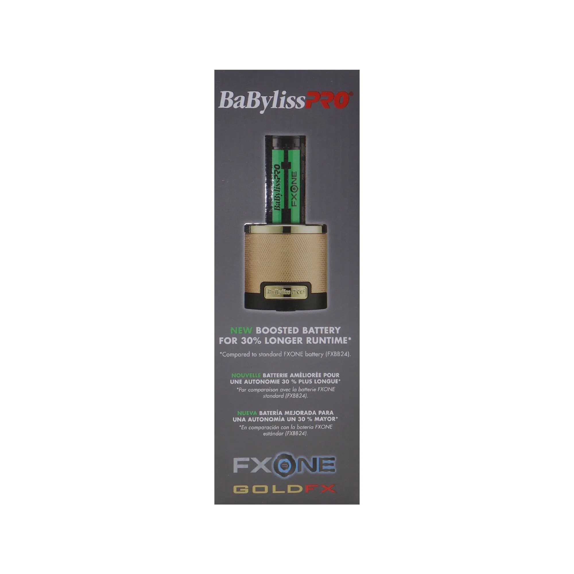 BaByliss Pro FXONE GOLDFX Limited Edition Prepack - Outlining Trimmer and Double Foil Stick Shaver (Gold) FX1FSTGPK - Image 7