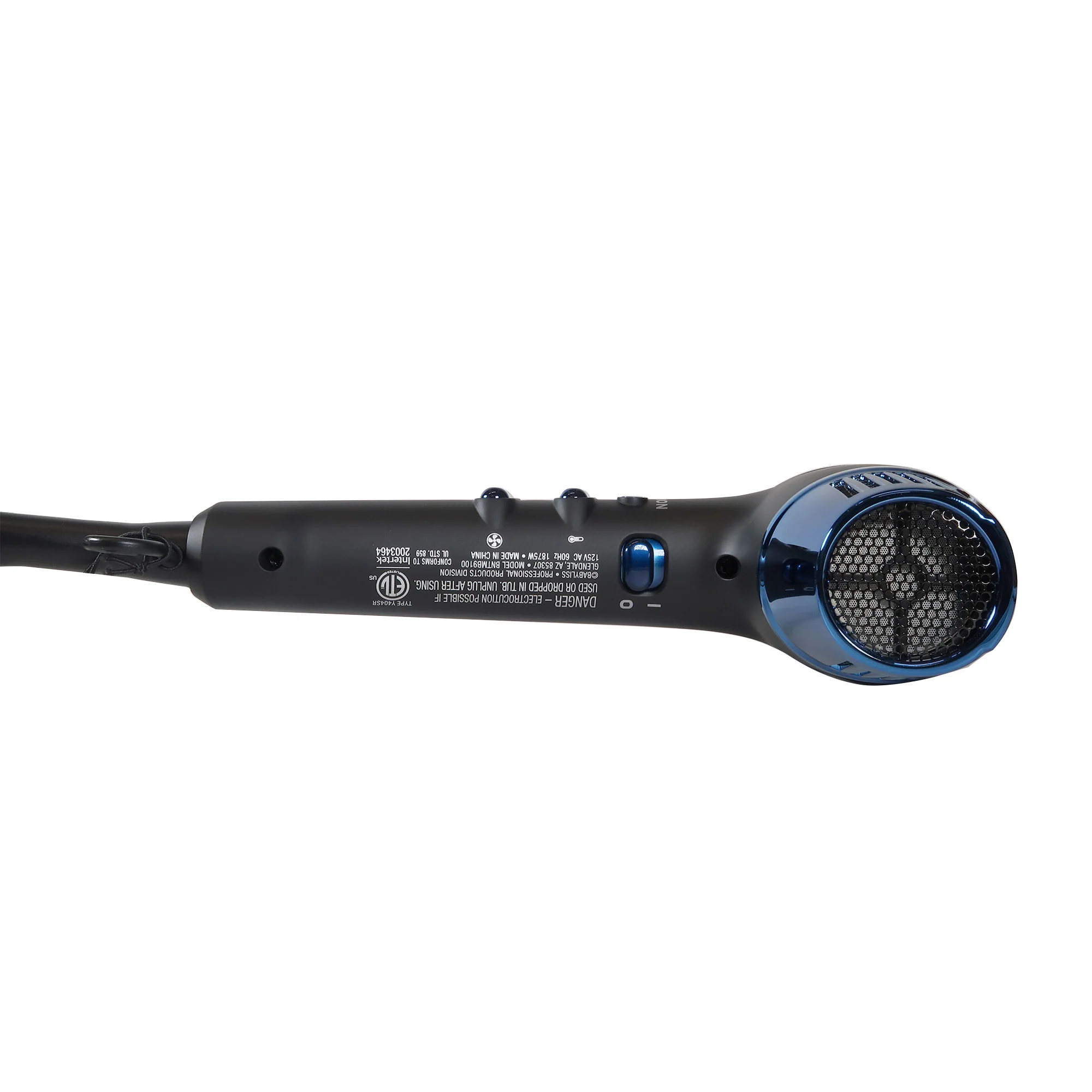 BaByliss Pro Limited-Edition Nano Titanium Professional High-Speed Dual Ionic Dryer BNTMB9100 with BaByliss Pro FX3 Professional High Torque Trimmer FXX3TB and 9" Comb - Image 5