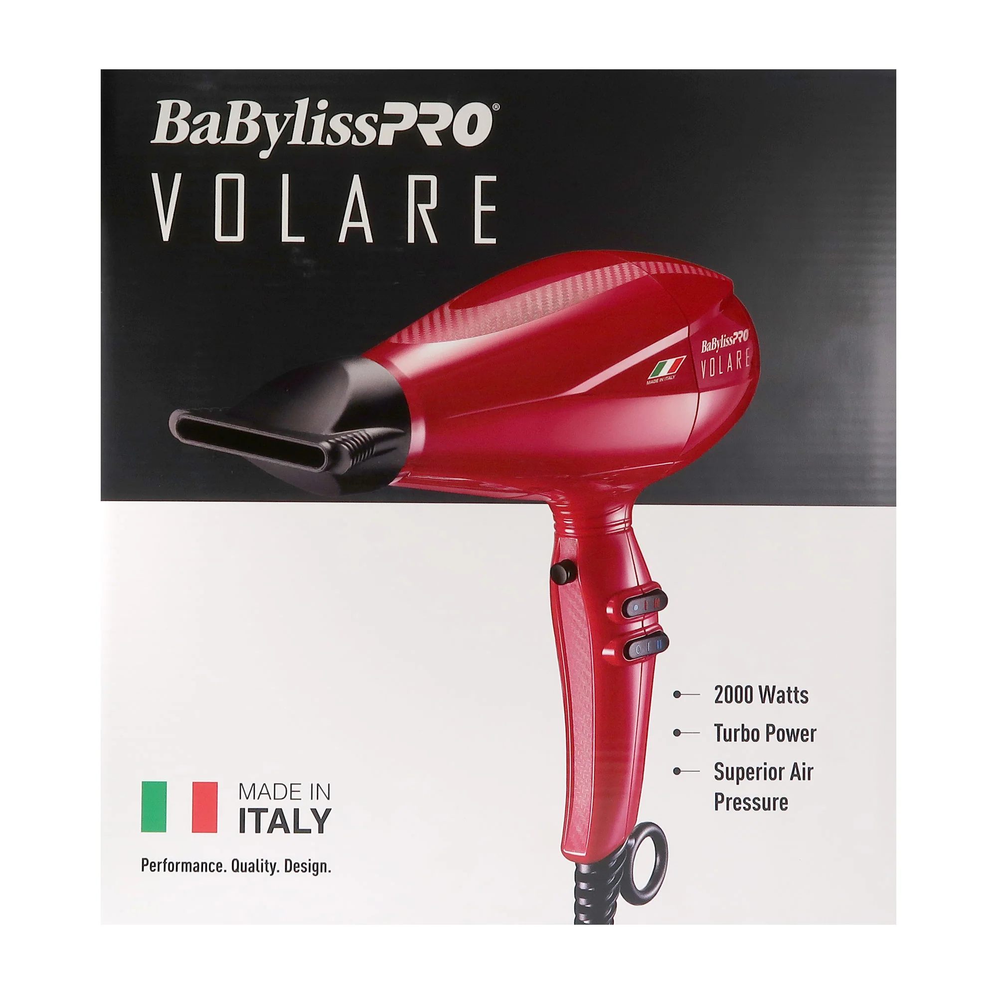 BaByliss Pro Nano Titanium Italian Volare Hair Dryer - 2000 Watt Blow Dryer - Image 4