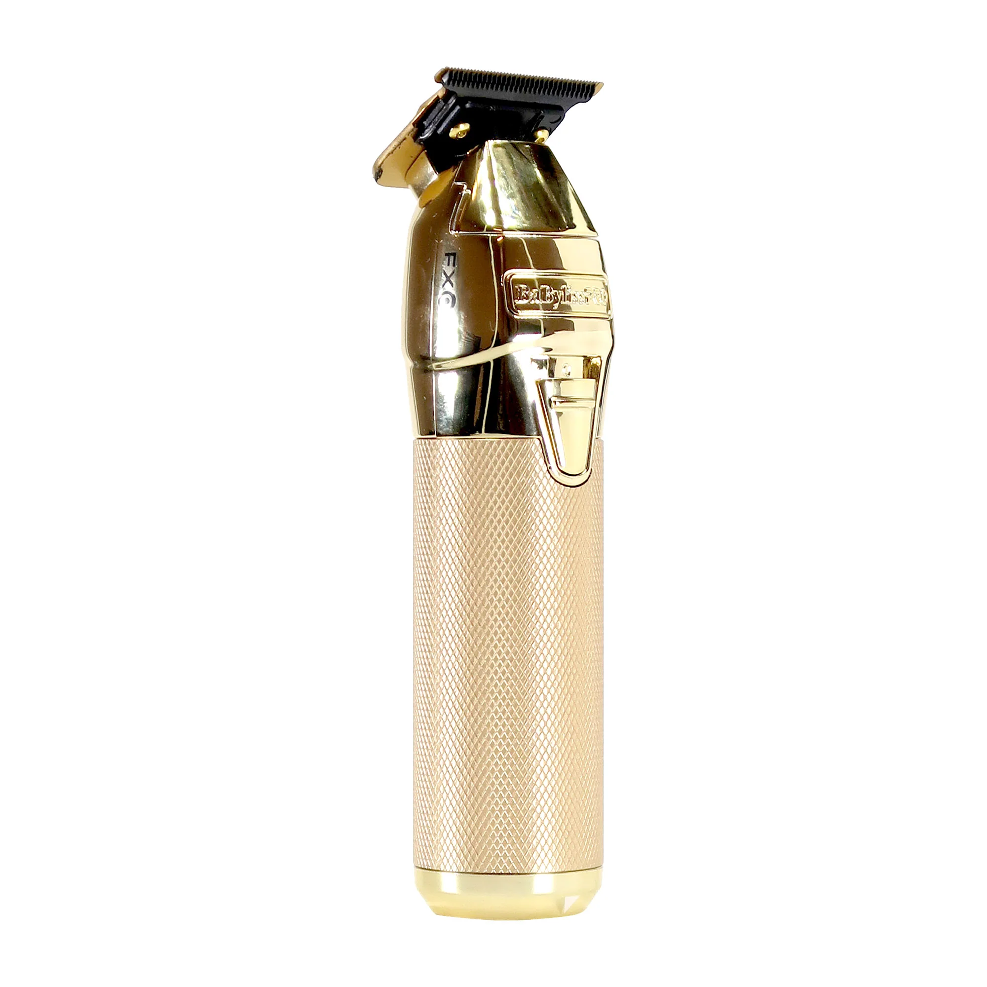 BaByliss Pro UVFOIL UV-Disinfecting Metal Single Foil Shaver - Gold #FXLFS1G with BaByliss Pro FXONE GOLDFX All-Metal Interchangeable-Battery Trimmer #FX799G - Image 3