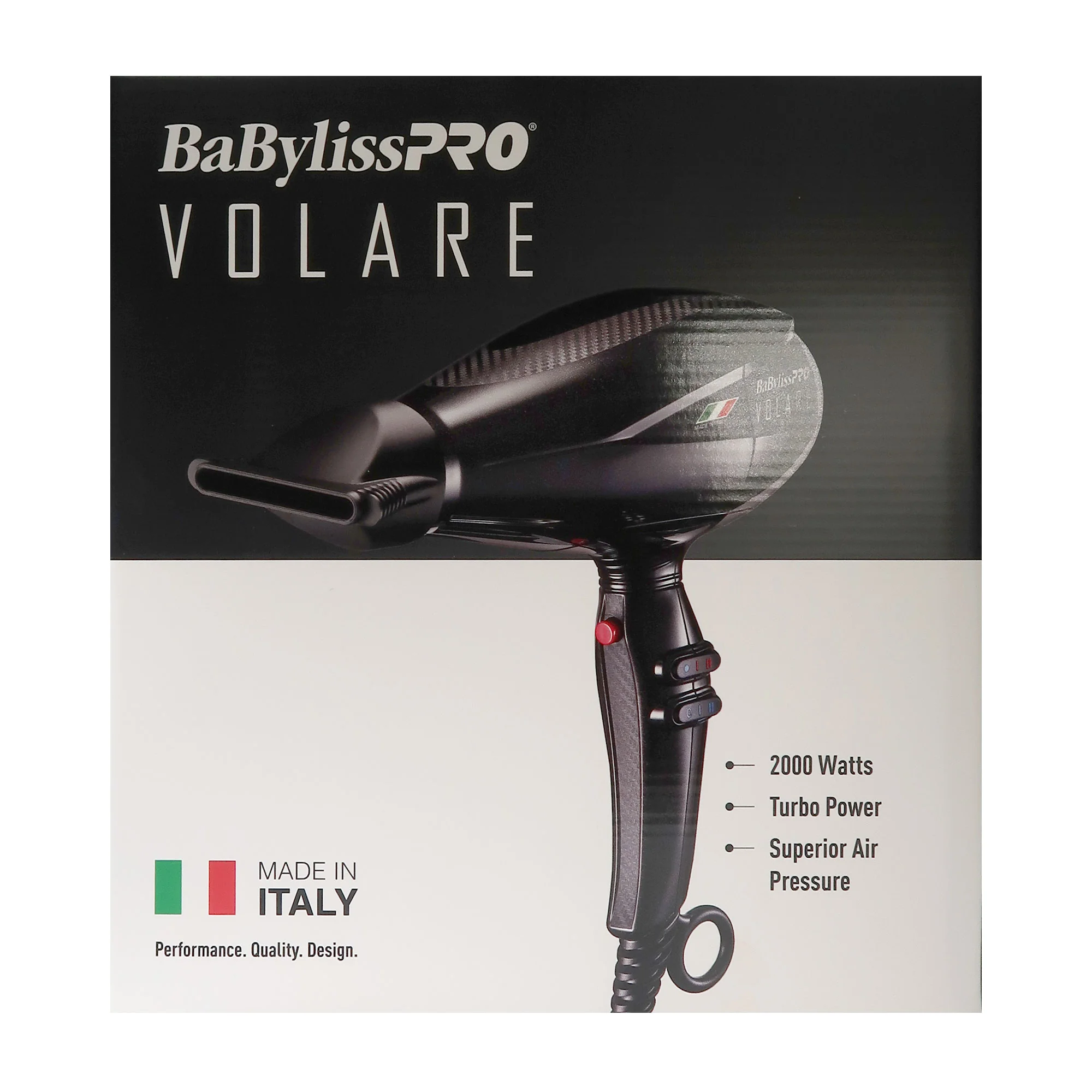 BaByliss Pro Volare Nano Titanium Hair Dryer BVOL1 with Nano Titanium Ultra-Thin 1" Flat Iron BNTMB4072TUC + Apron + Texturizing Comb - Image 9
