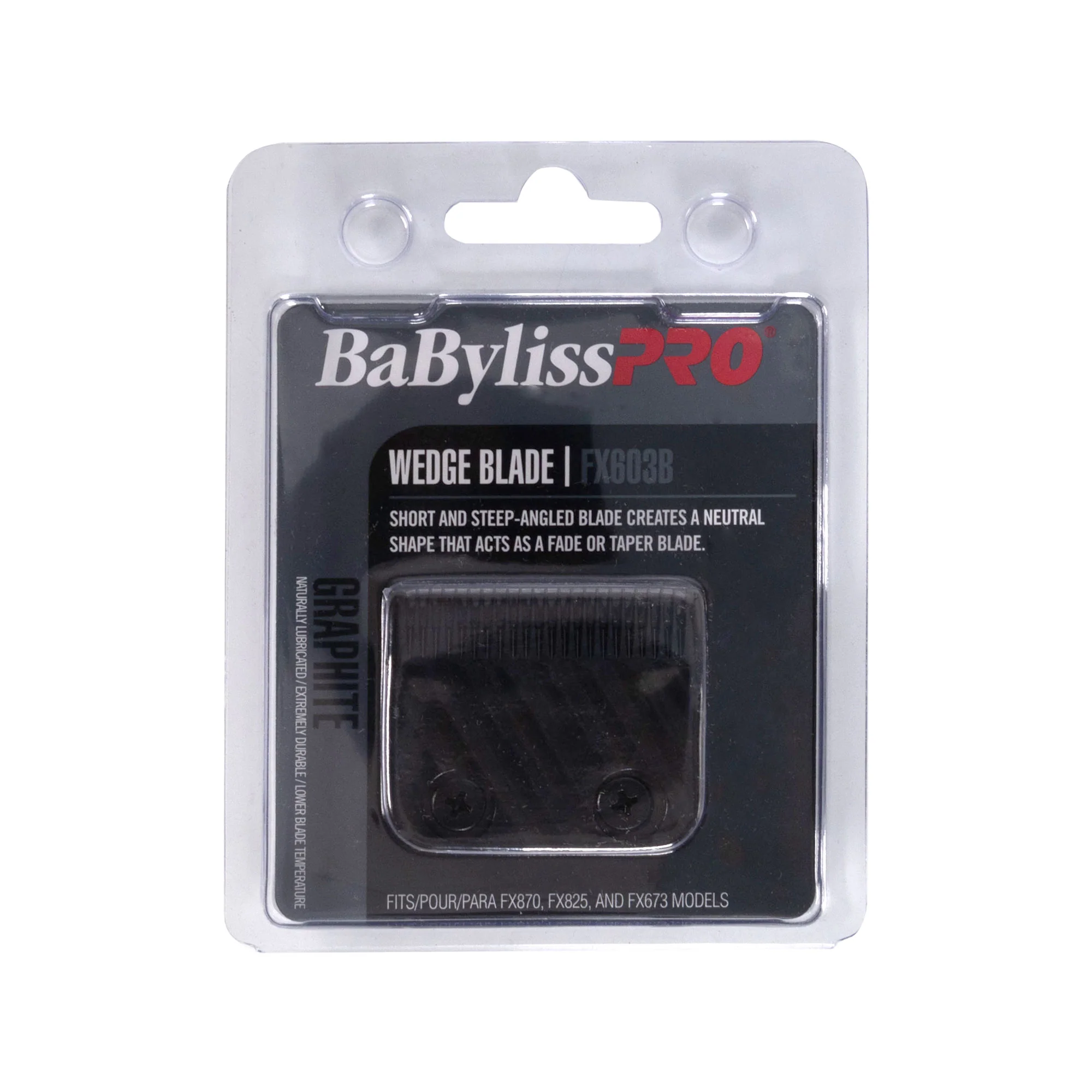 BaByliss Pro Wedge Clipper Blade (Graphite) FX603B + BaByliss Pro Barberology Clipper Grips - 3 Pack BBCKT8-PK + BaByliss PRO FXDS15 All In One Clipper Spray - Image 2