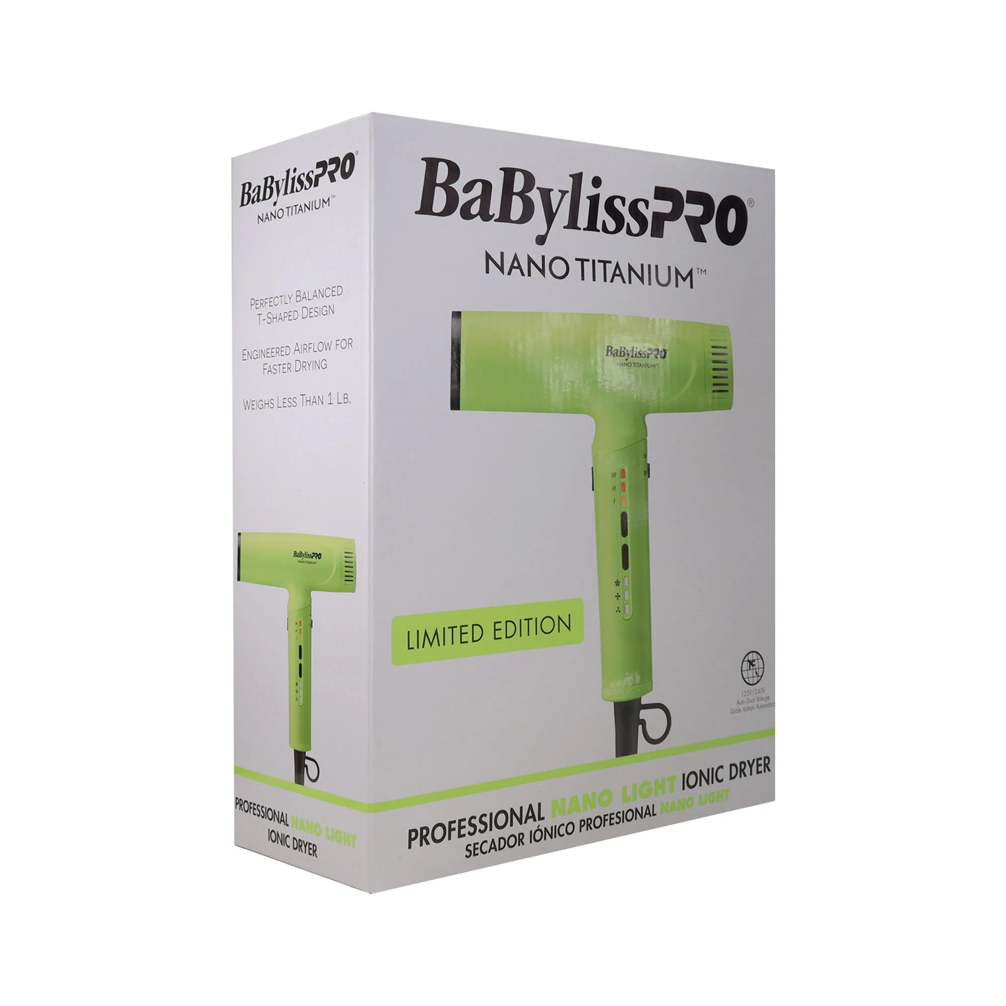 BaBylissPRO FXONE Neon Yellow Clipper FX829 & Trimmer FX729NY w/ Battery + Charger + Nano Titanium Light Ionic High Speed Hair Dryer - Image 9