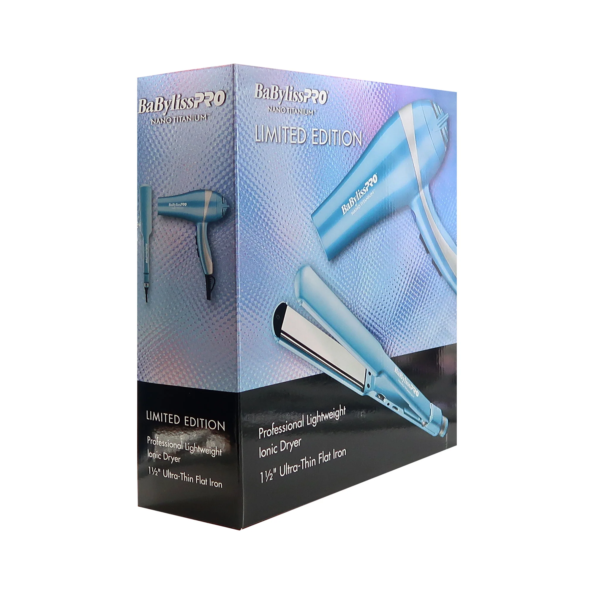 BaByliss Pro LIMITED EDITION Nano Titanium 2000-Watt Ionic Dryer & 1½" Ultra-Thin Straightening Iron Combo #BNTPP58-24 - Image 7