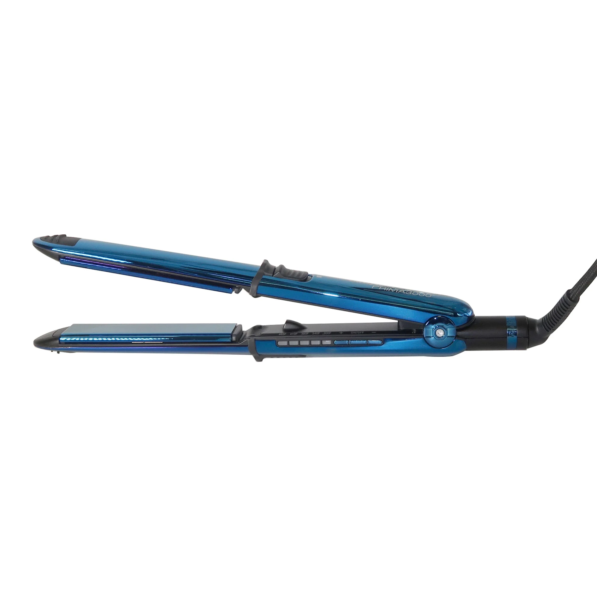 BaByliss Pro LIMITED EDITION Nano Titanium Prima 3000 1¼" Stainless Steel Flat Iron Black & Blue #BNTMB3000TUC (Dual Voltage) - Image 3