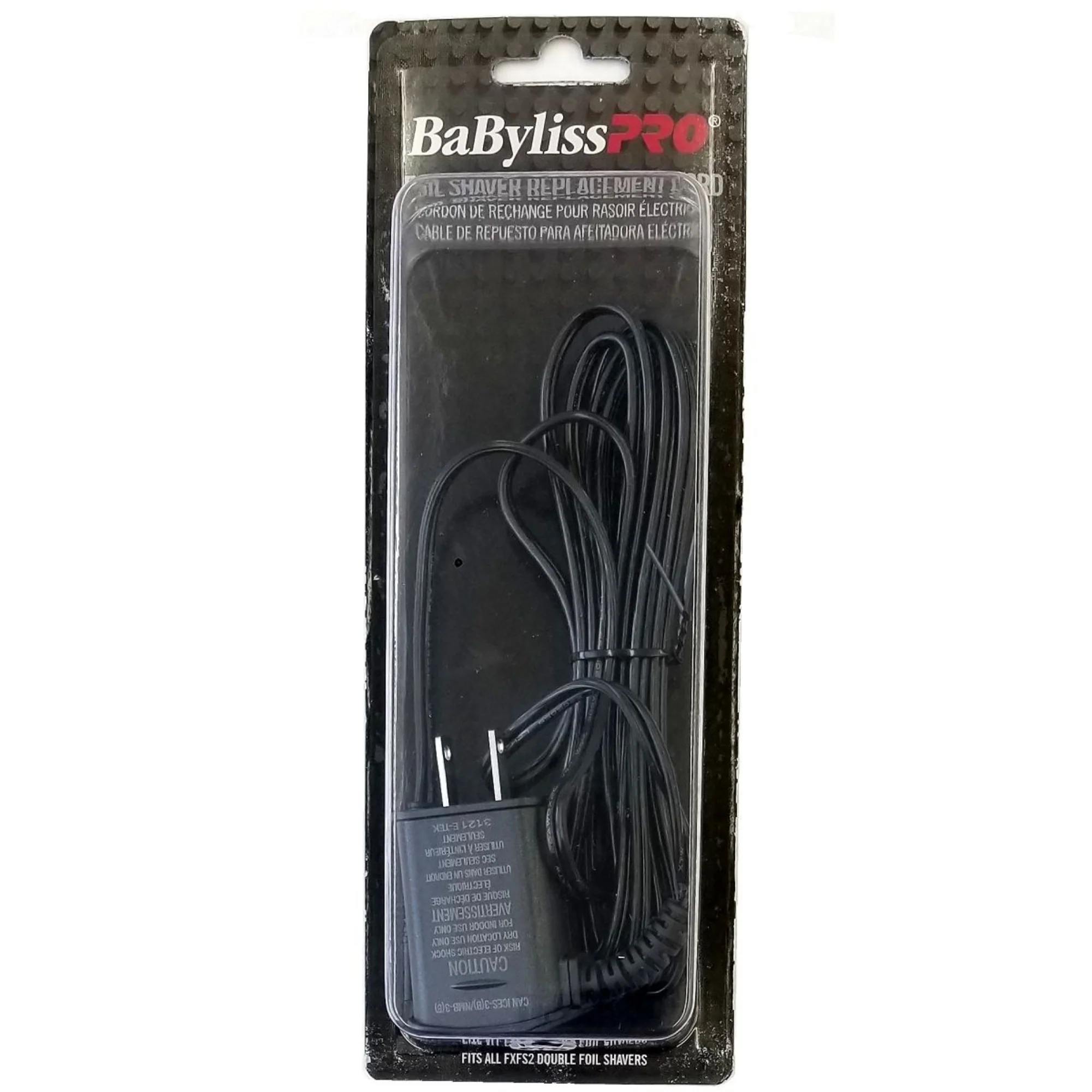 Babyliss Pro Foil Shaver Replacement Power Cord Charger For FXFS2 Double Foil Shaver - Image 3