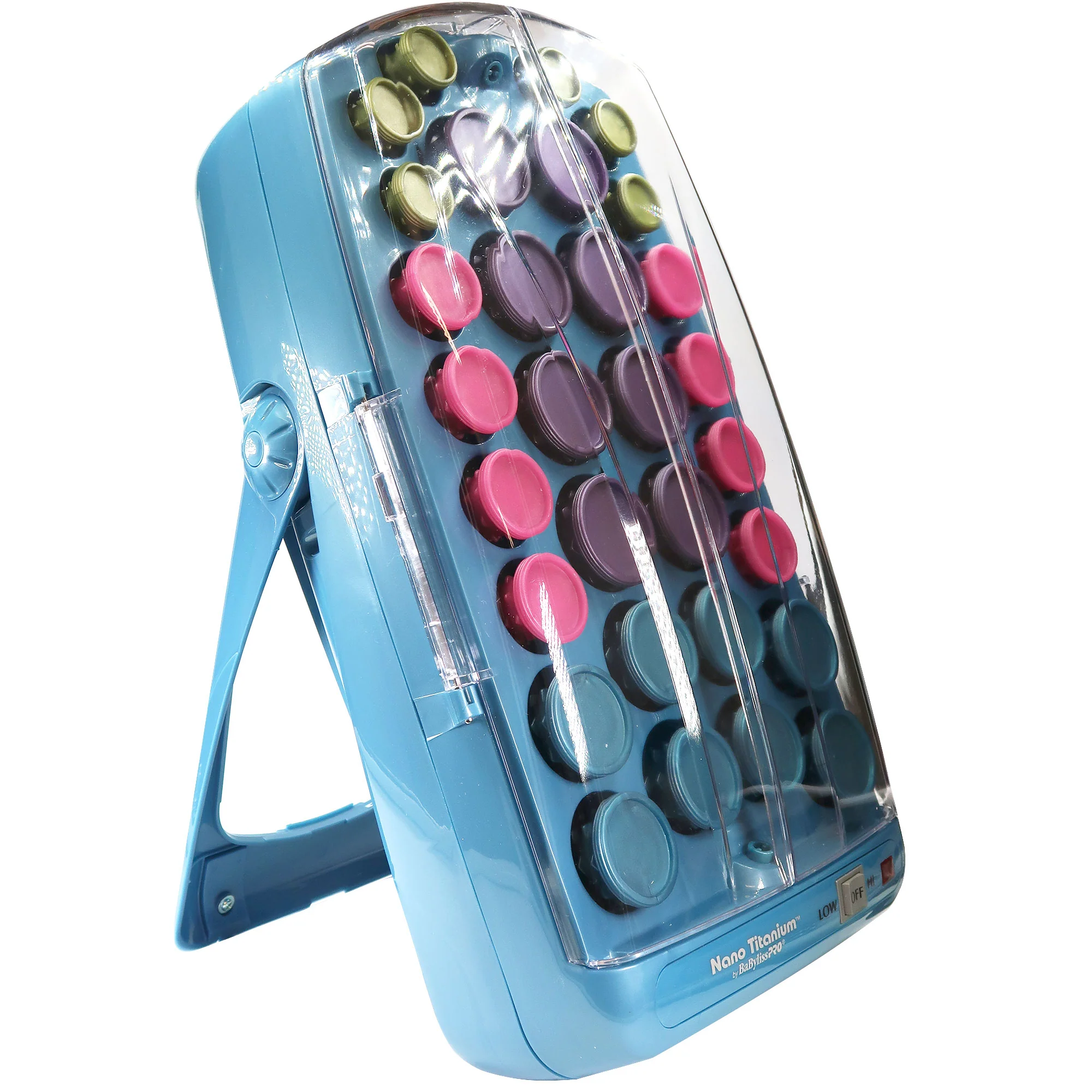 BabylissPRO Nano Titanium 30 Piece Roller Hairsetter BABNTHS40 with BaBylissPRO Barberology Accessories - Image 2