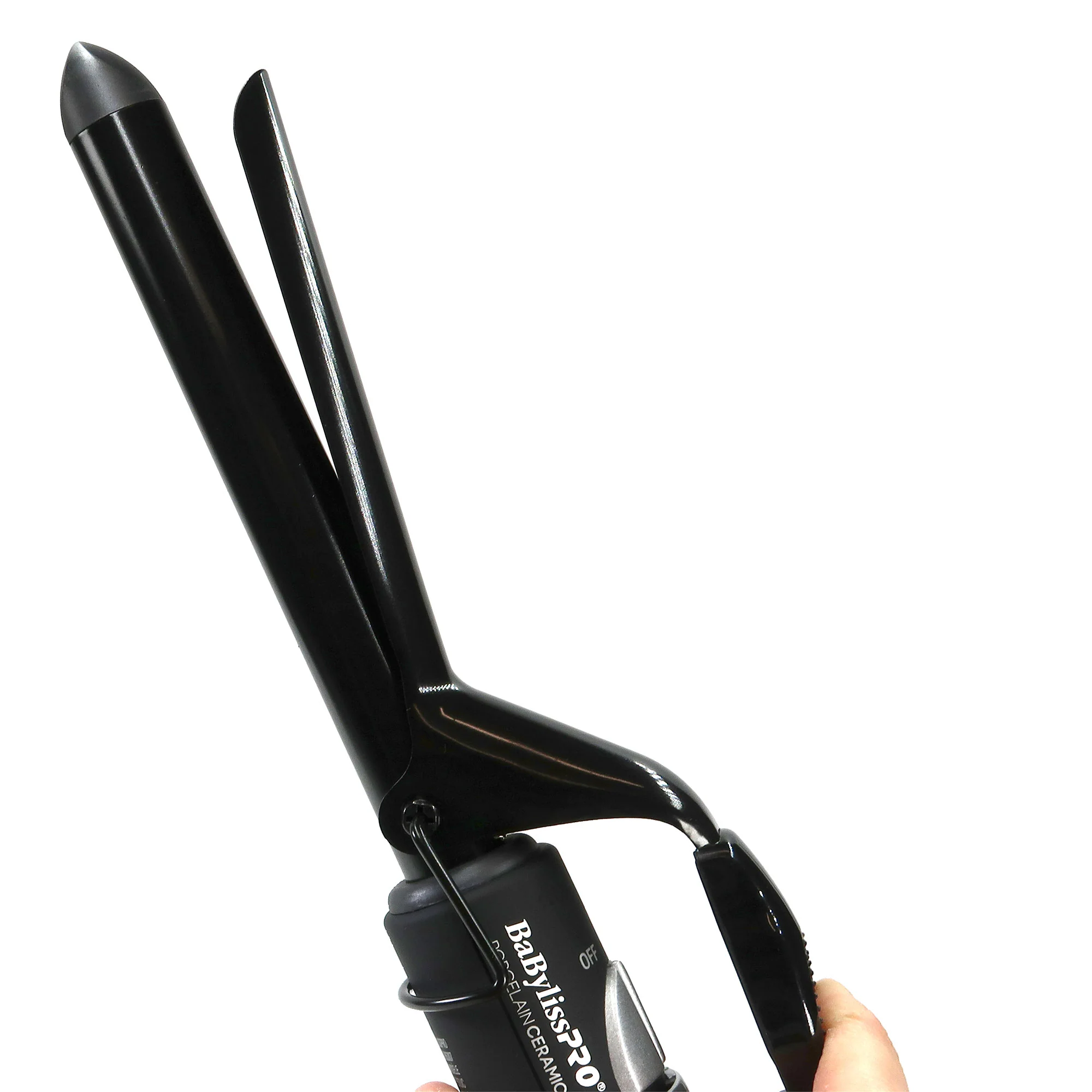 BaByliss Pro LIMITED EDITION Nano Titanium 1¼" Prima 3000 Stainless Steel Flat Iron Black BNTBK3000TUC with Porcelain Ceramic 3/4" Spring Curling Iron and Brush - Image 6