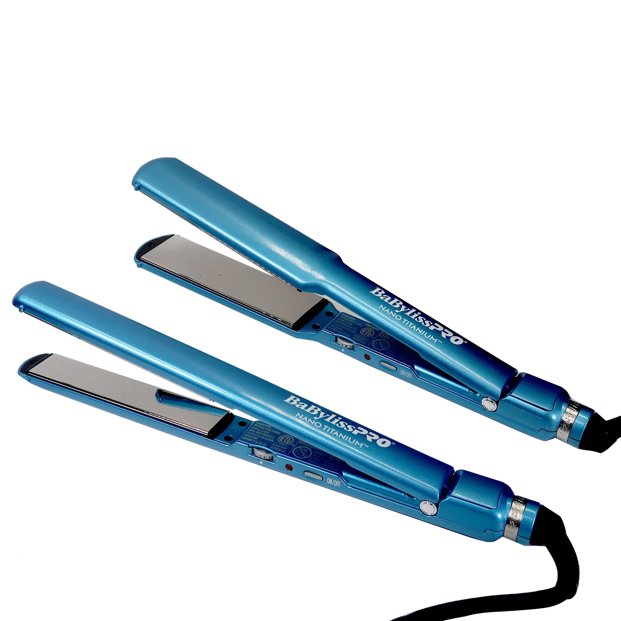 BaByliss Pro Nano Titanium Ultra-Thin Flat Irons 1" & 1 ½" Combo #BNTPP57UC with Babyliss Pro Barberology Industrial Barber Apron - Image 2